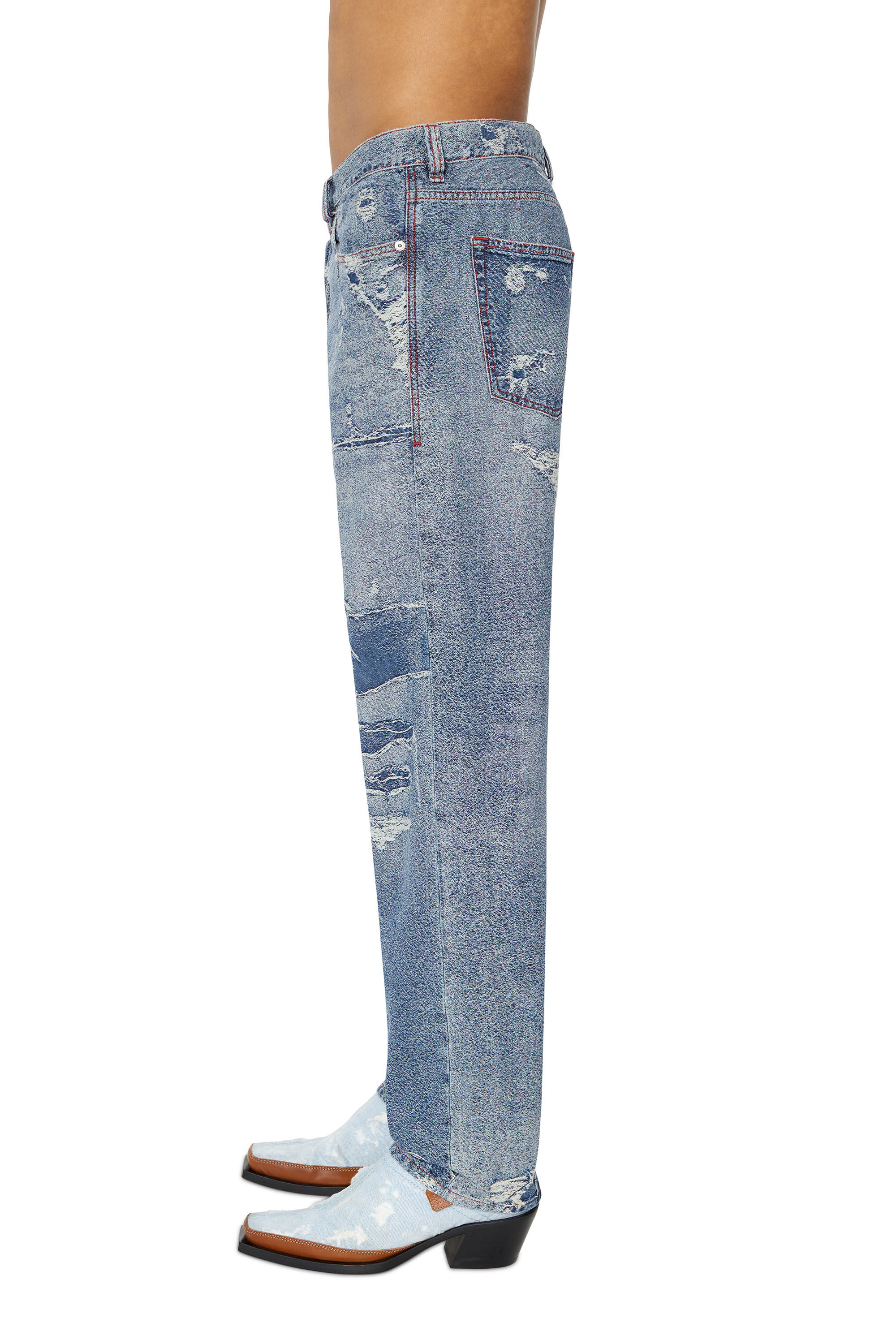 Diesel - Straight Jeans 2010 D-Macs 09F10, Azul Oscuro - Image 5