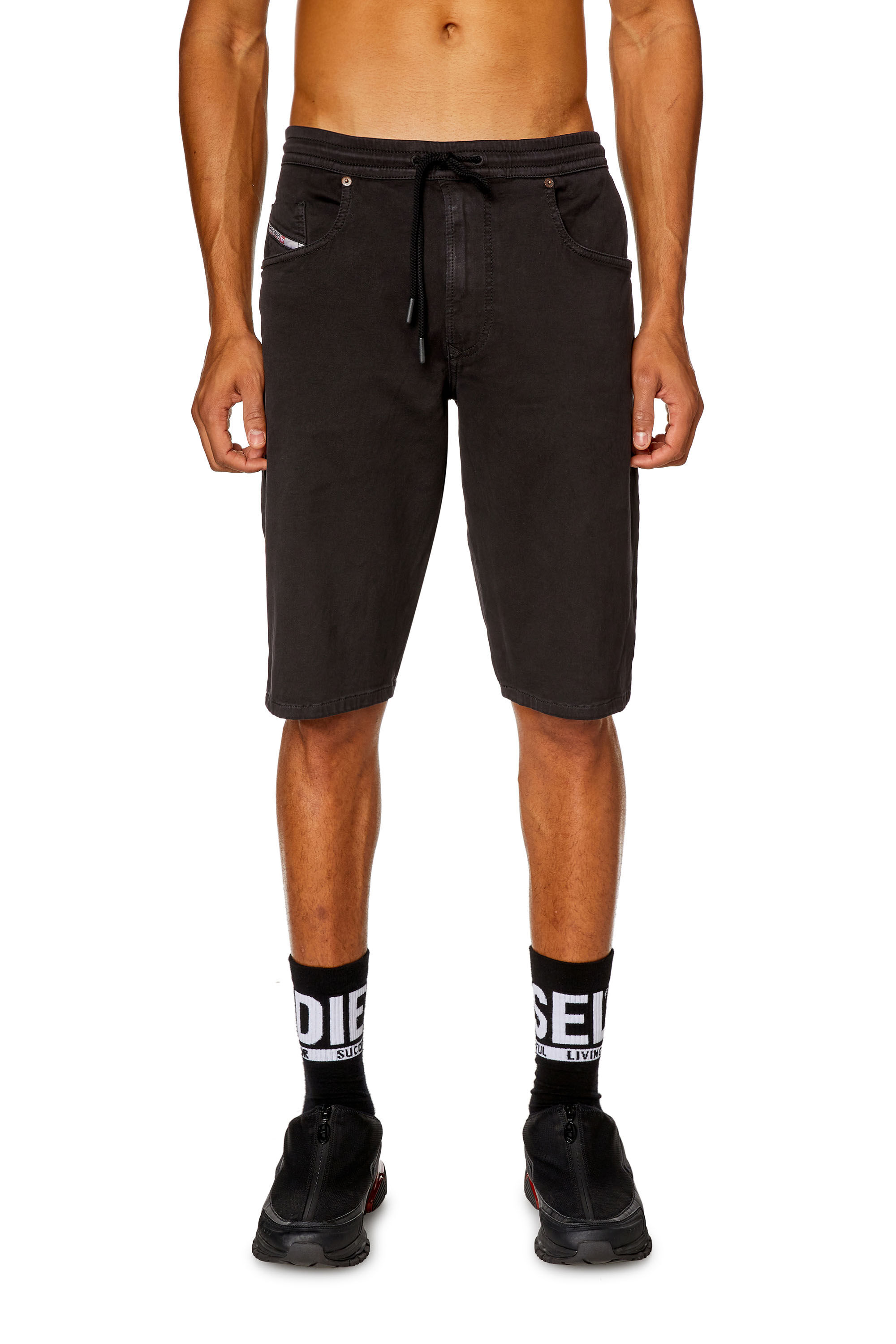 Men's Chino shorts in JoggJeans | Black | Diesel