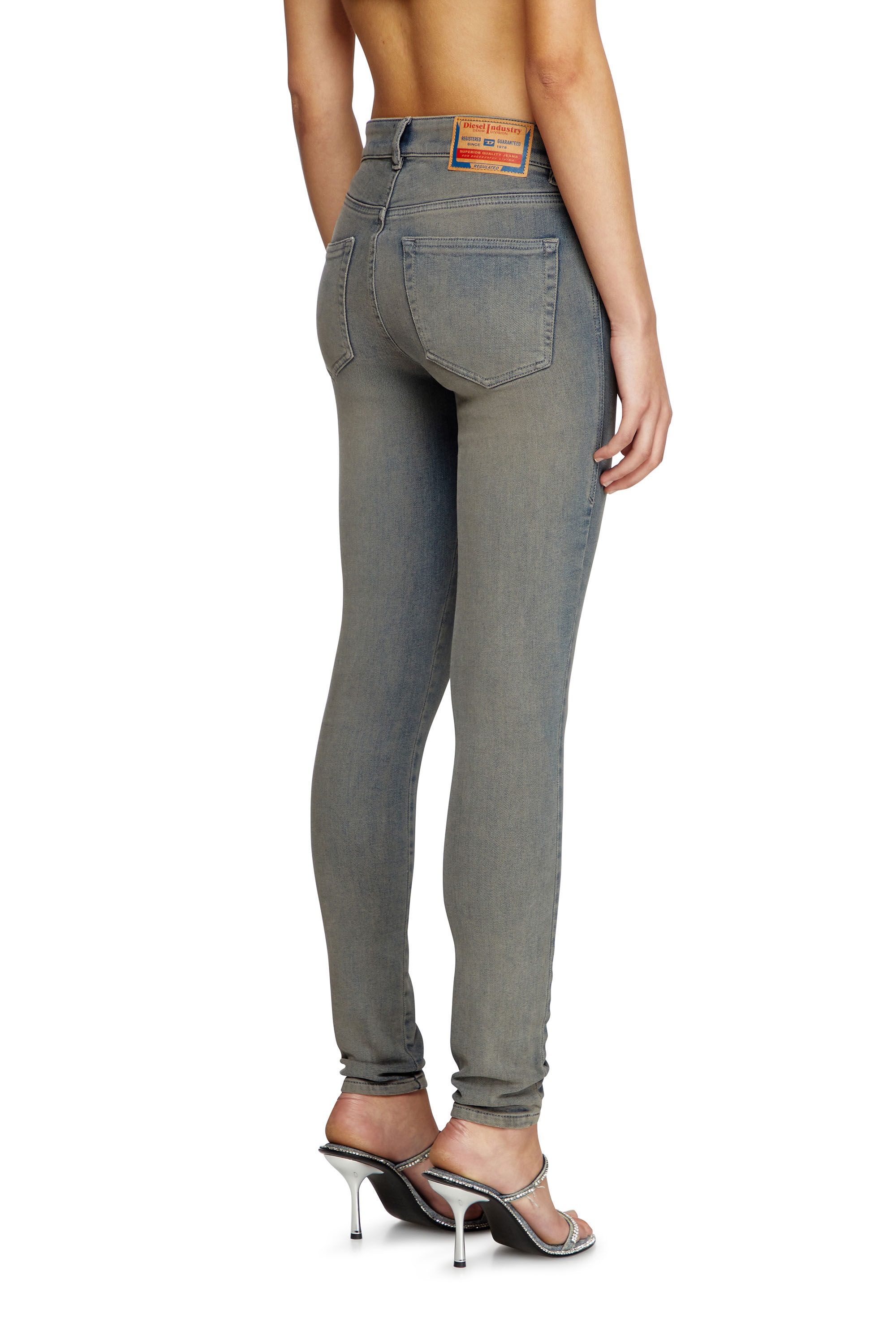 Diesel - Woman's Skinny Jeans 2017 Slandy 09K63, Medium blue - 5