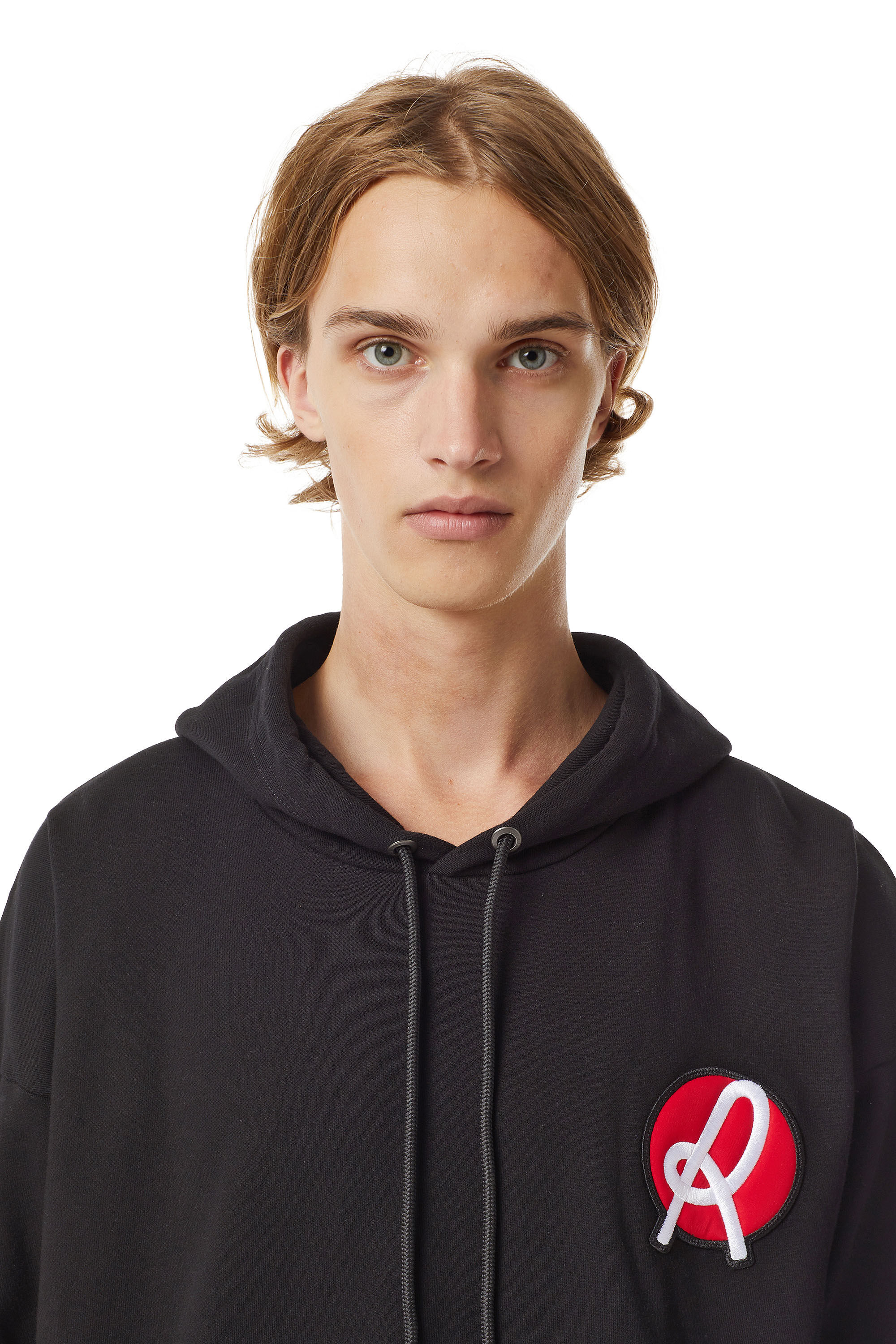 Diesel - LR-S-GIRK-HOOD-VIC, Sudadera con capucha Diesel + L.R. Vicenza Hombre in Negro - 5