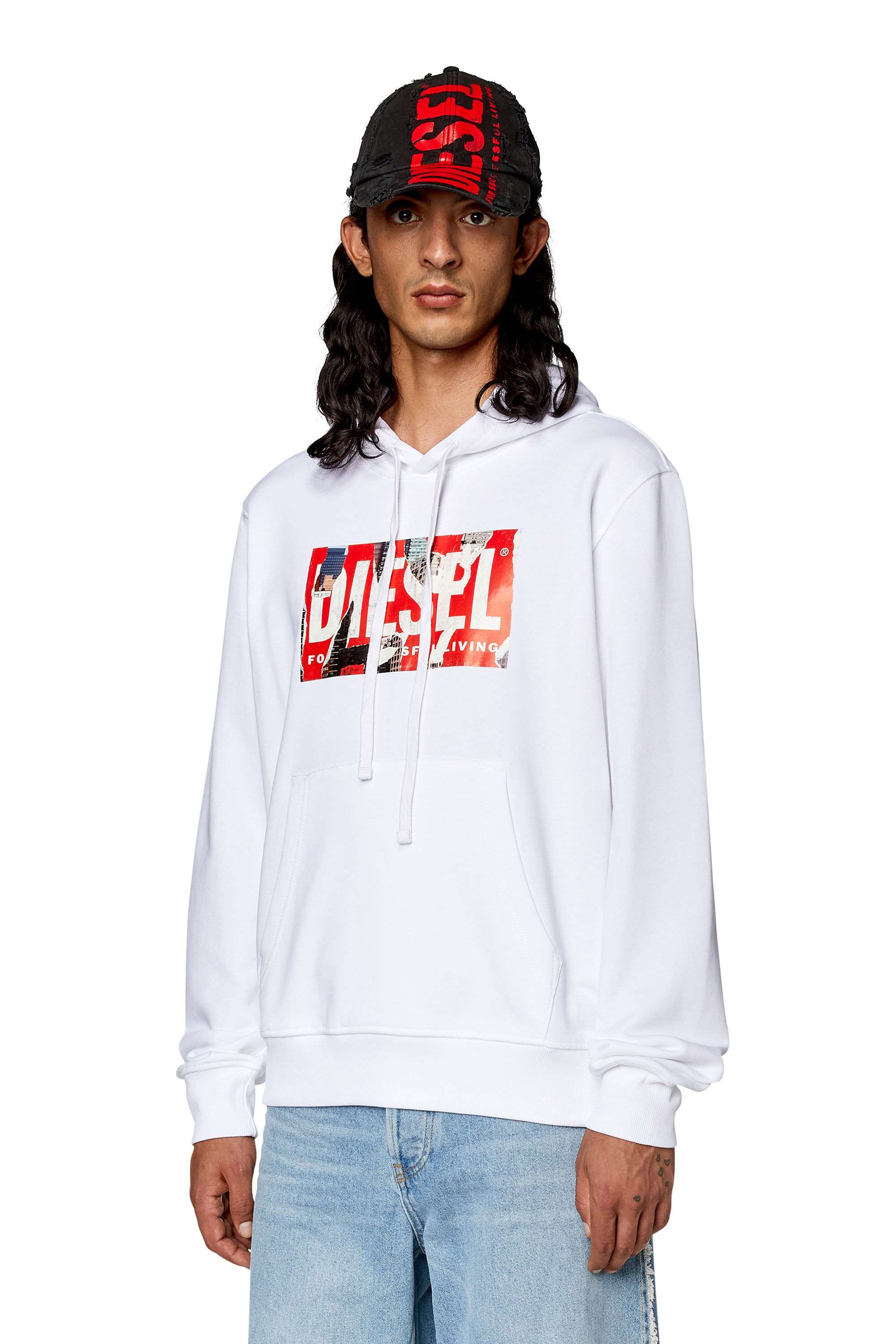 Diesel peel sale logo sweatshirt