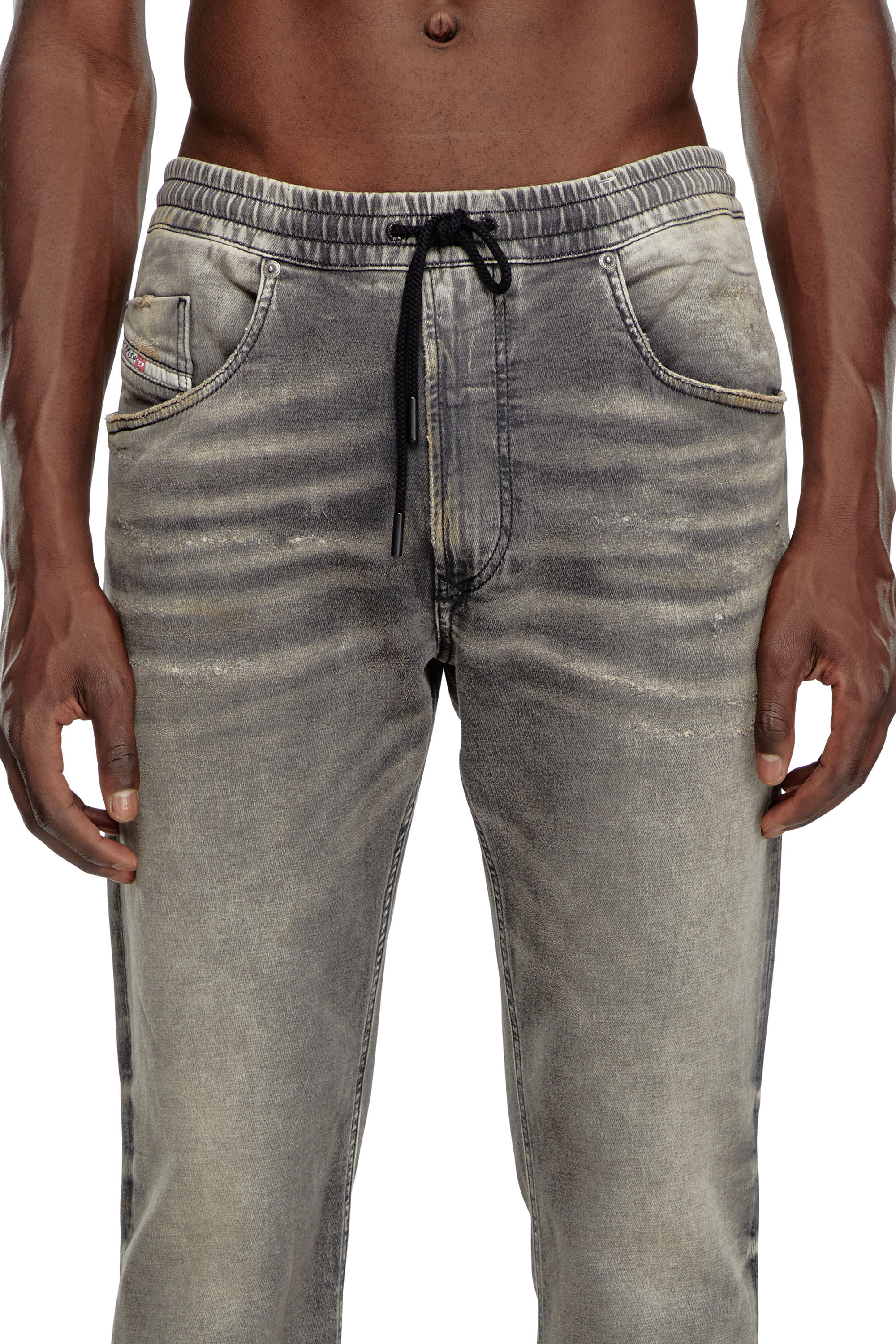 Diesel - Hombre Tapered 2030 D-Krooley Joggjeans® 068LQ, Gris - Image 5