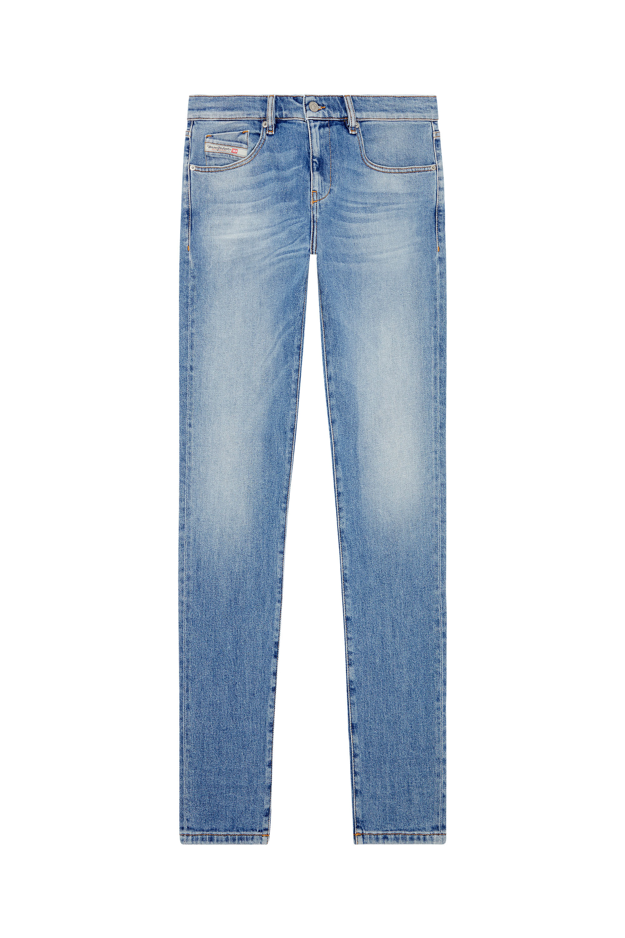 Diesel - Slim Jeans 2019 D-Strukt 09F81, Azul medio - Image 2