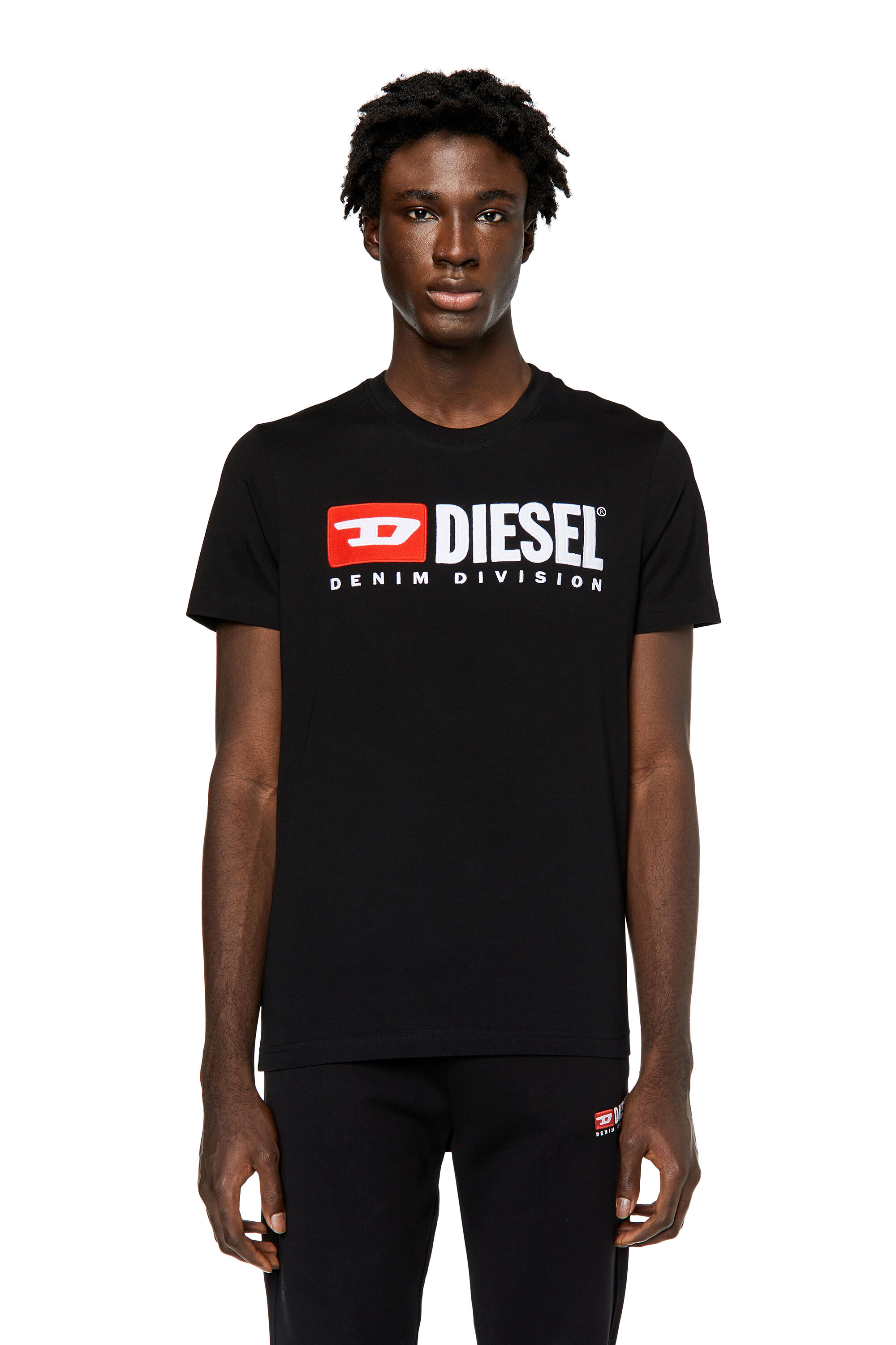 ディーゼル DIESEL ロゴTシャツ （ブラック） -ファッション通販