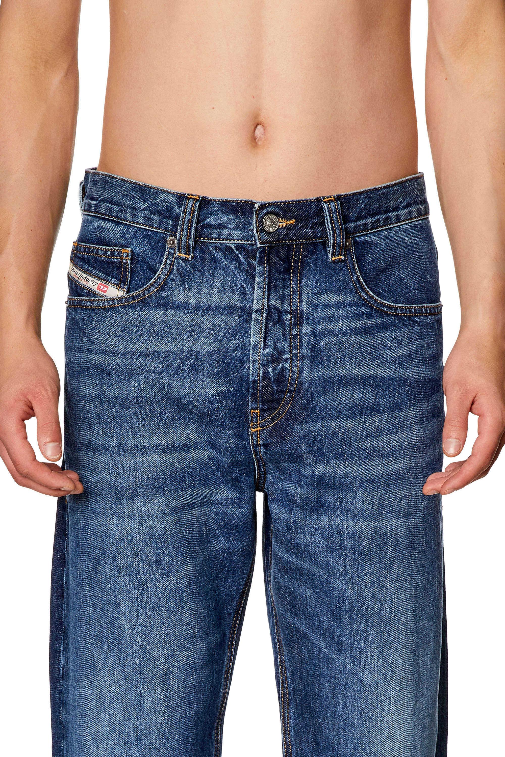 Diesel - Straight Jeans 2010 D-Macs 09I27, Azul Oscuro - Image 5