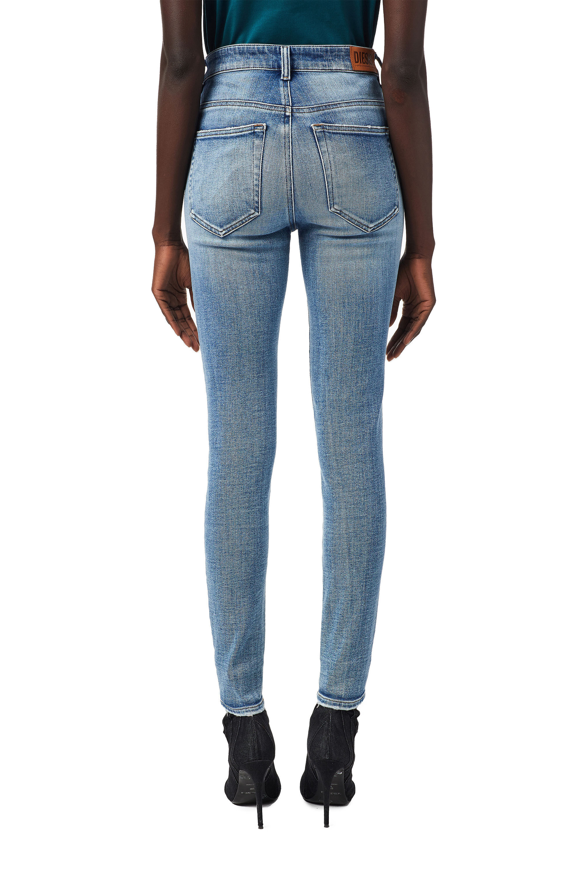 Diesel high waist skinny jeans