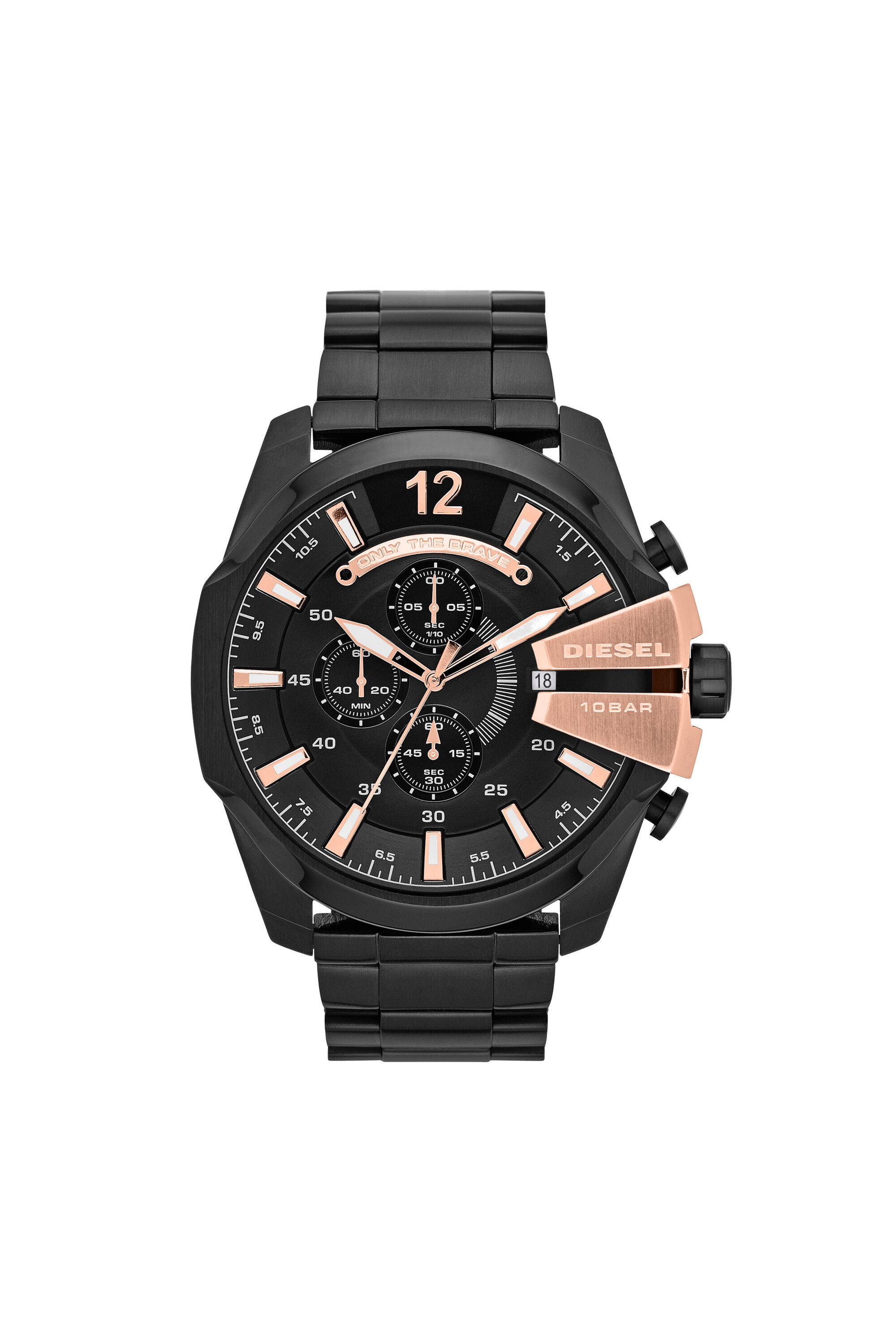 超可爱 DZ4309 accents rose-tone with steel in watch Chief Mega Man: 時計
