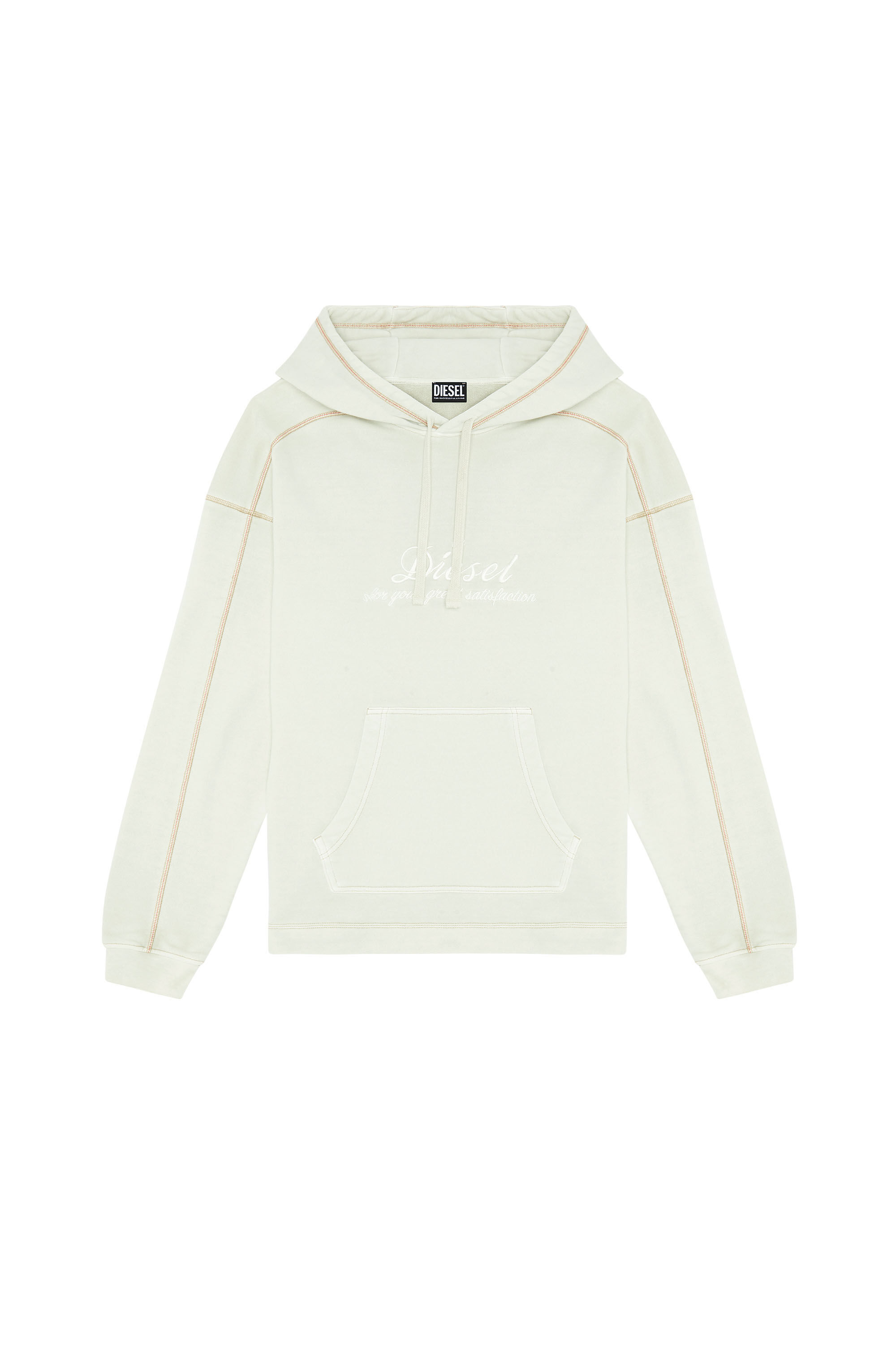 S-VULCHOOD Man: Logo hoodie with embroidered logo | Diesel
