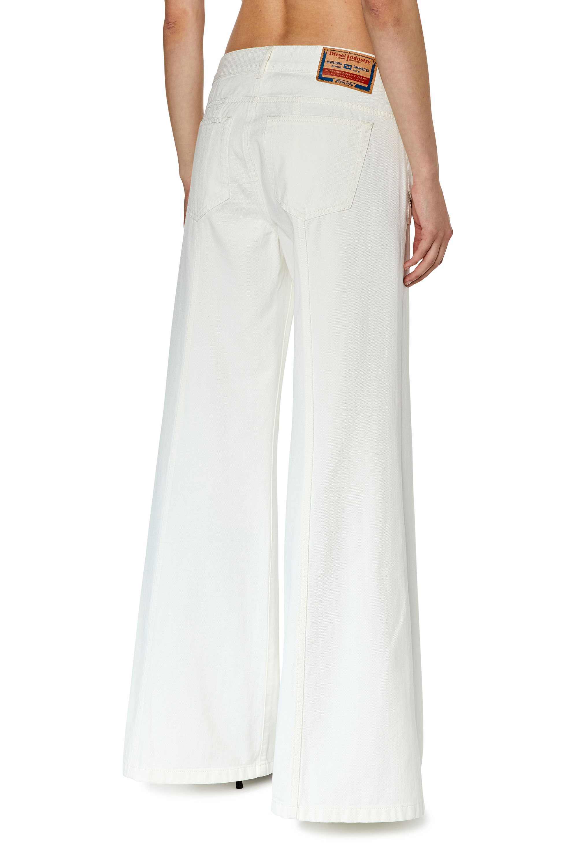 デニム・ジーパン DONDUP Woman Jeans White DP784BF0018PTDW 000 Koons loose-fit stretch denim jeans for women, blue | Dondup