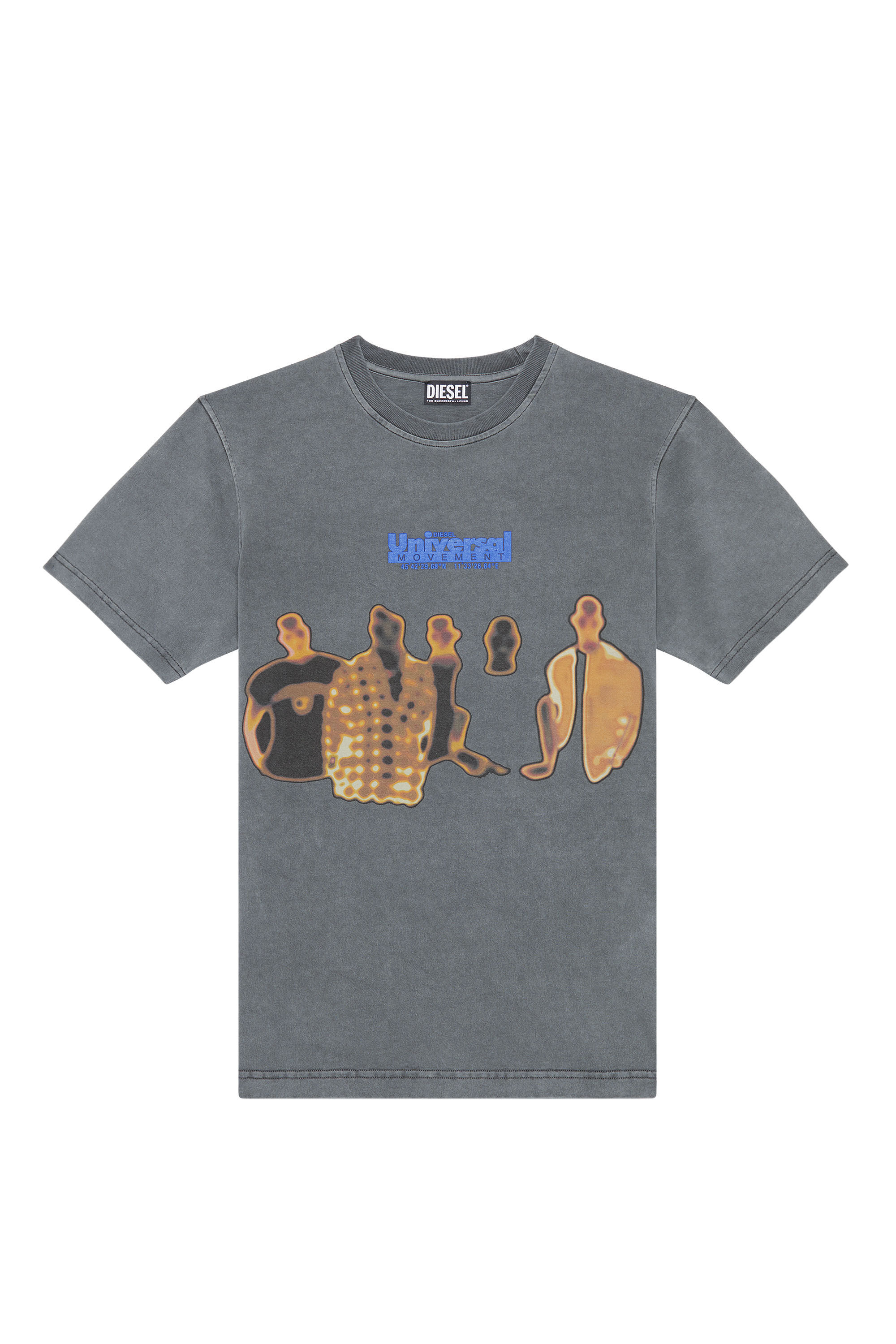 T-JUST-E29 Man: T-shirt with back puff print | Diesel