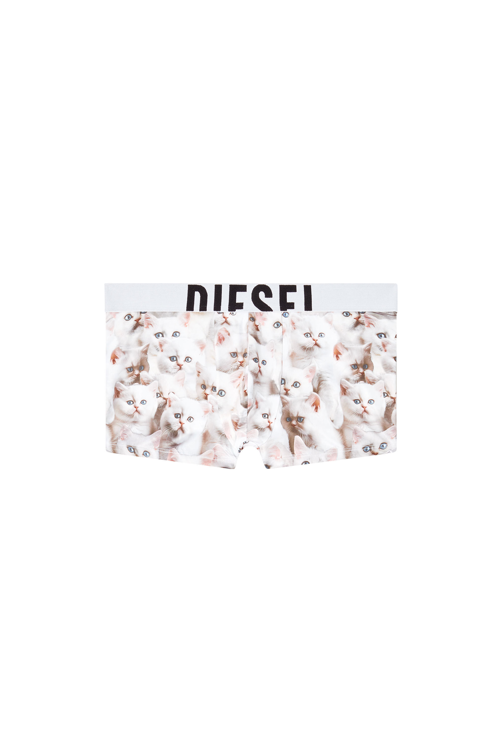 Diesel - DAMIEN-D-POP-40, Bóxers ajustados con estampado pop Hombre in Blanco - 4