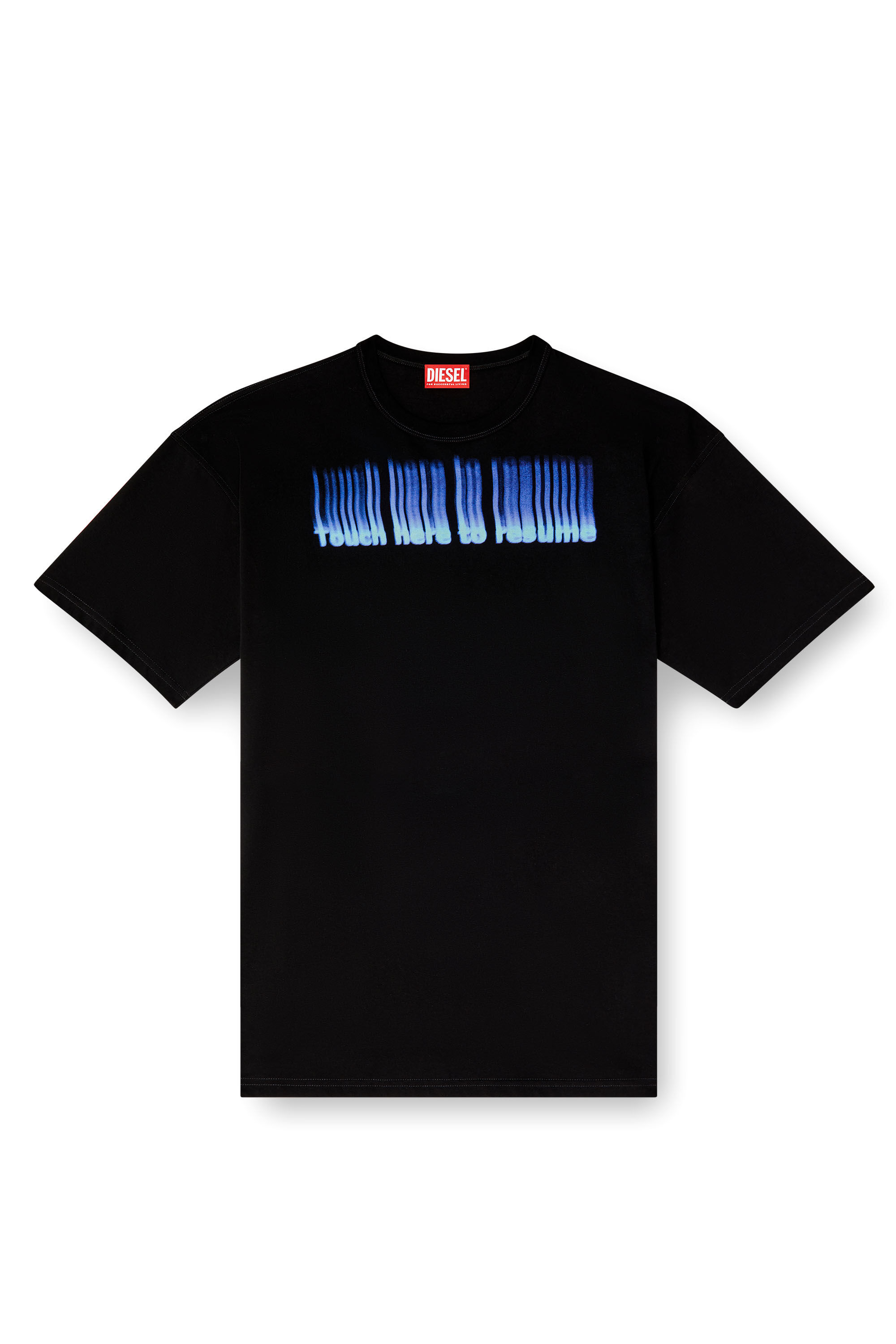 Diesel - T-BOXT-R14, Camiseta con eslogan estampado Hombre in Negro - 2