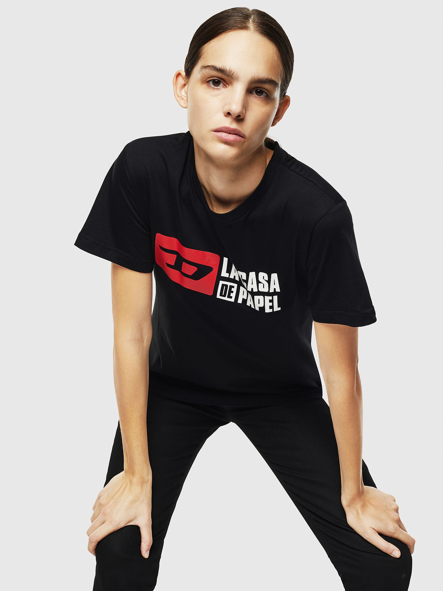 Diesel la casa store de papel t shirt