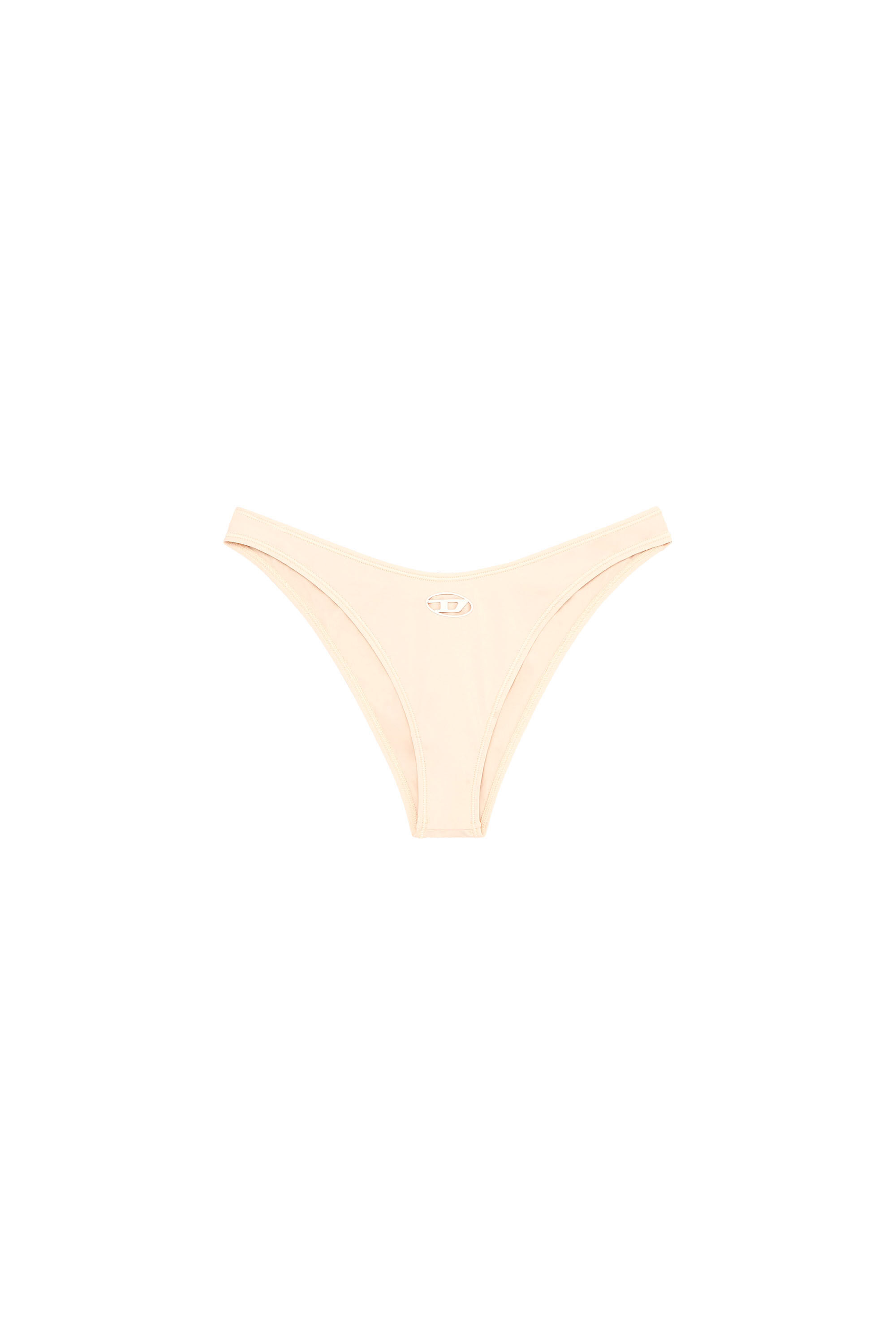 Diesel - PUNCHY-UTLT, Woman's Microfibre briefs with cut-out logo in Nude - 4