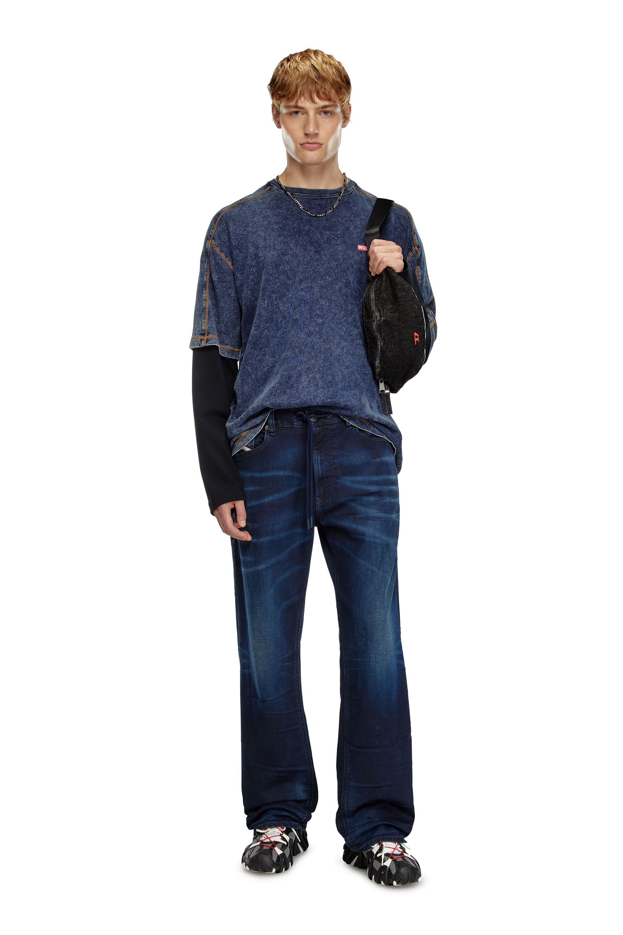 Men's Relaxed Jeans | Dark Blue | Diesel 2080 D-Reel Joggjeans®