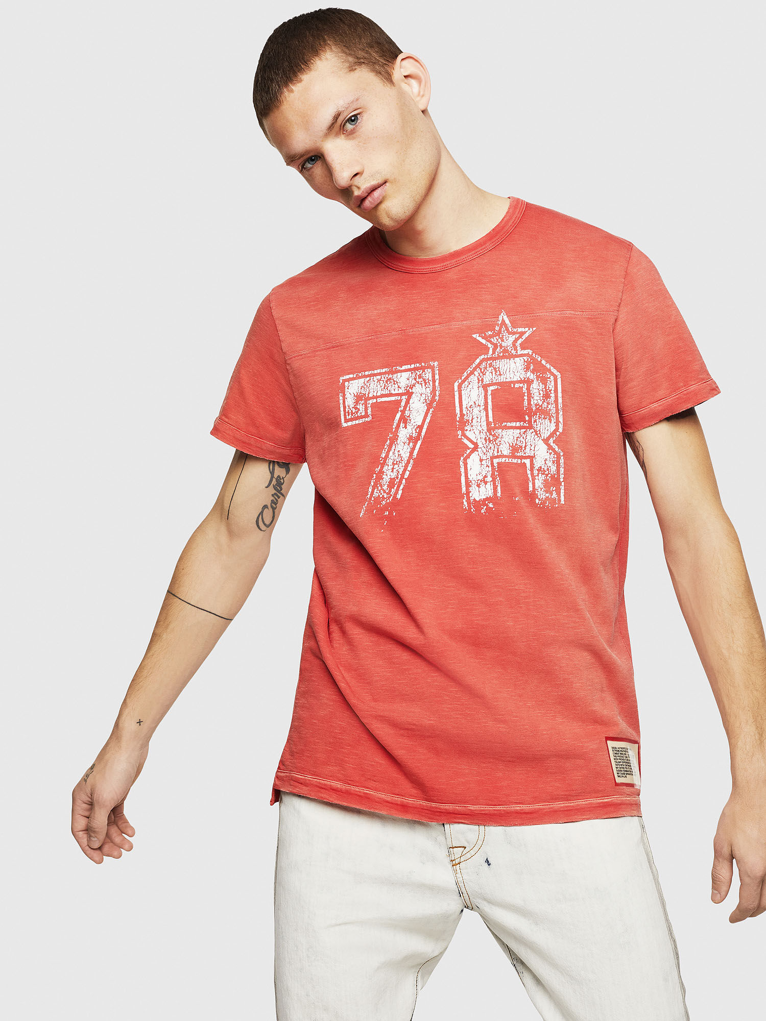 diesel t shirt red