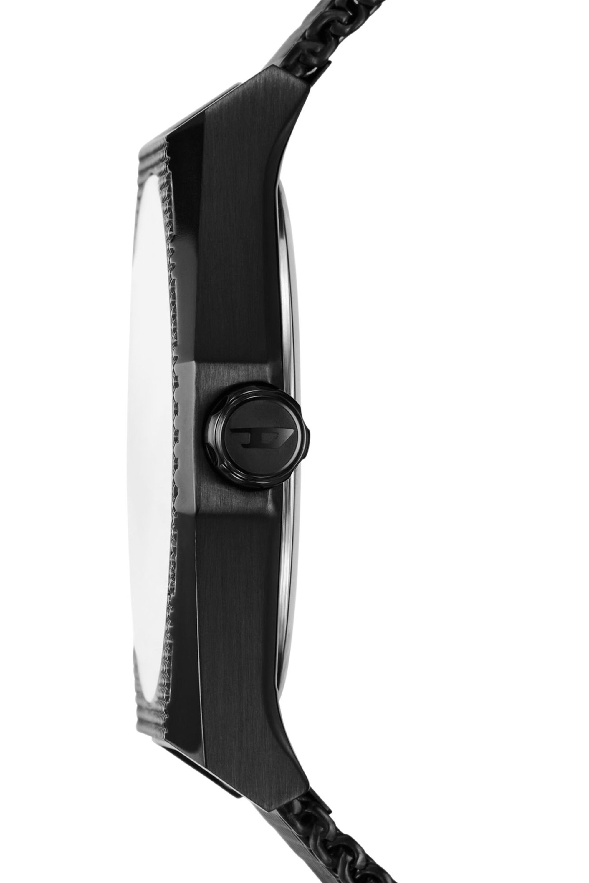 激安ショップ 食品 steel stainless black three-hand Scraper Men's watch Black | 時計