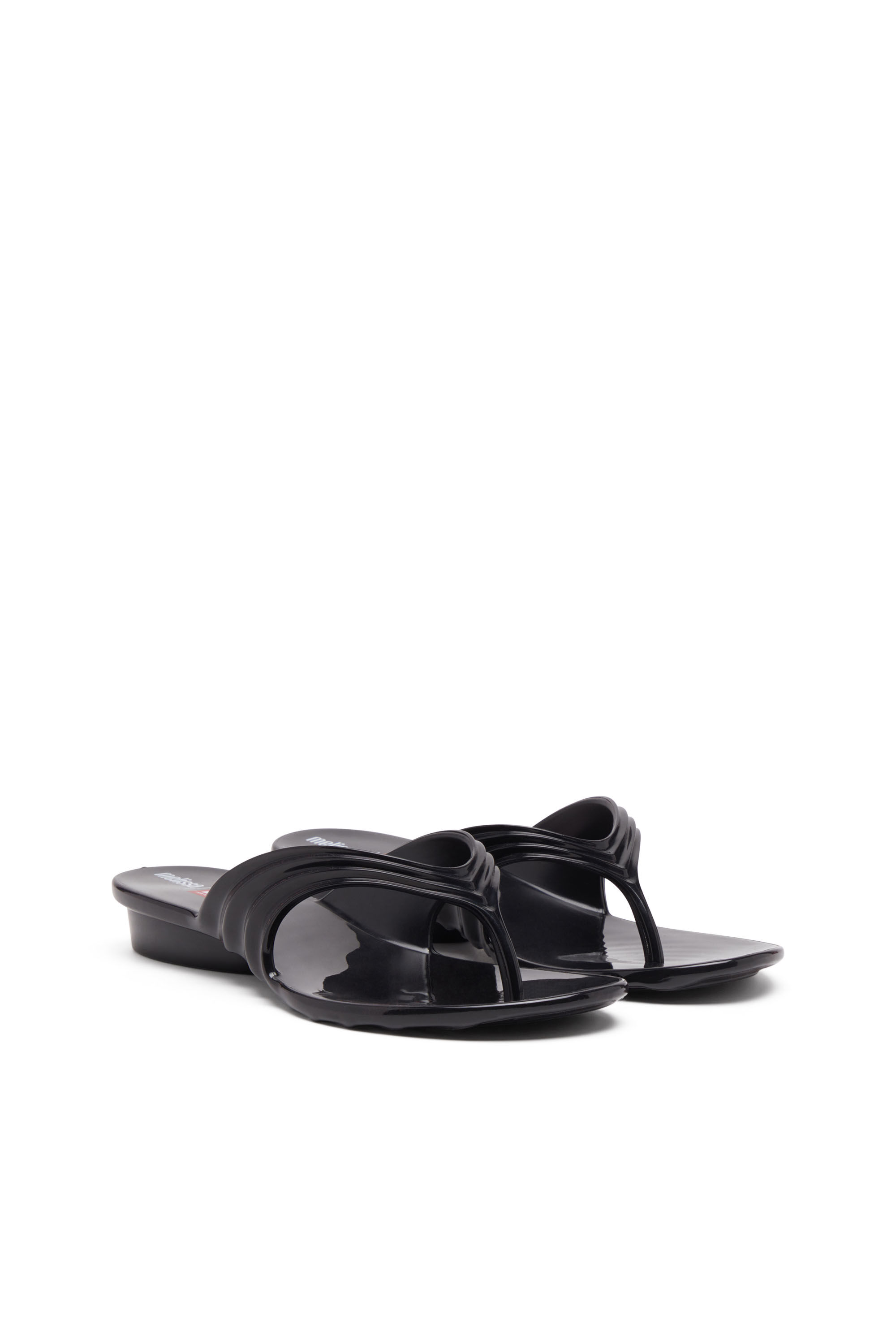 DIESEL◆Melissa × Diesel Quantum Thong サンダル Women's Sculptural flip-flops in Melflex® | Black | Diesel