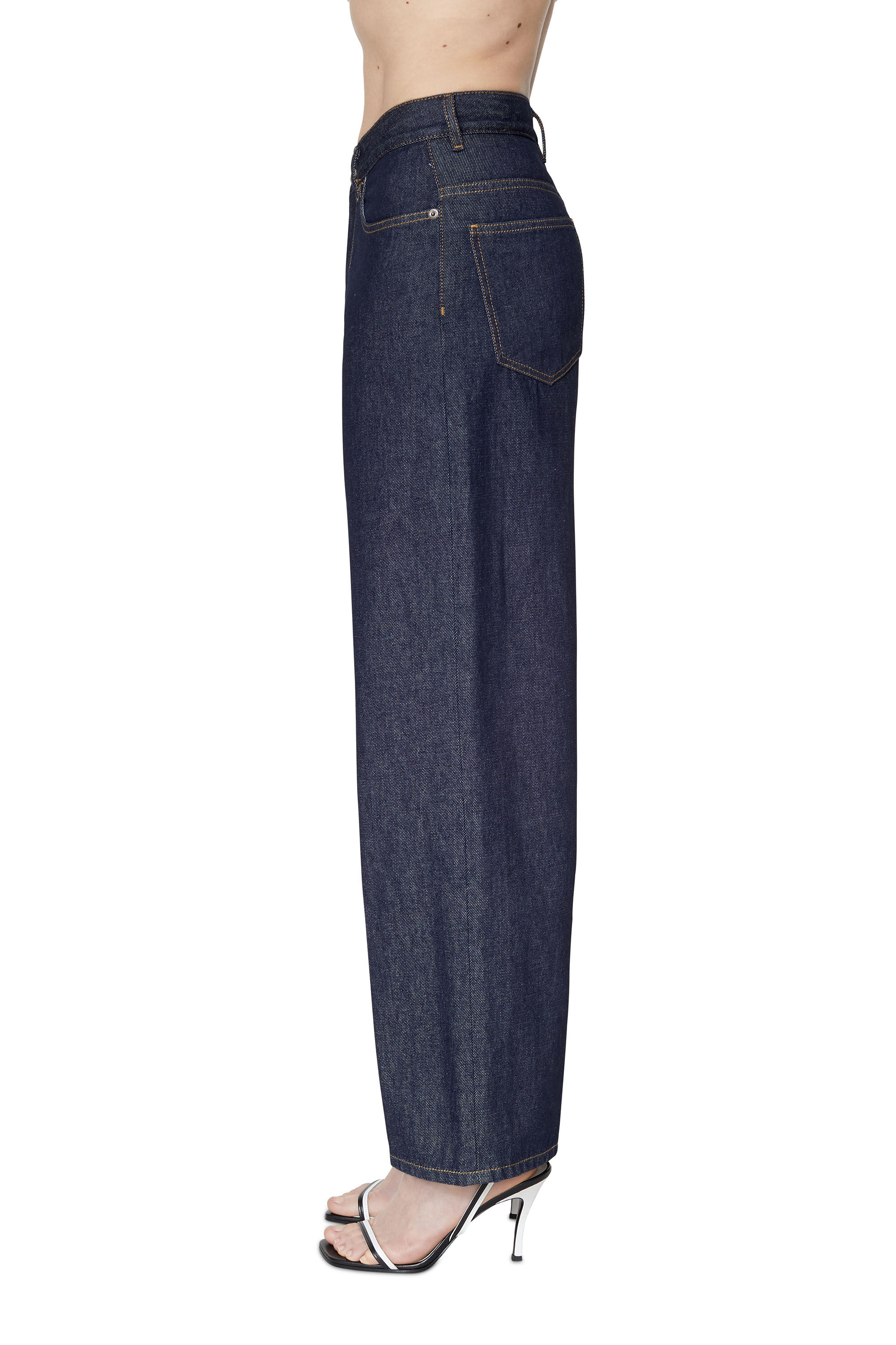 Diesel - Bootcut and Flare Jeans 2000 Widee Z9C02, Woman's Bootcut Jeans - 2000 in Dark Blue - 6