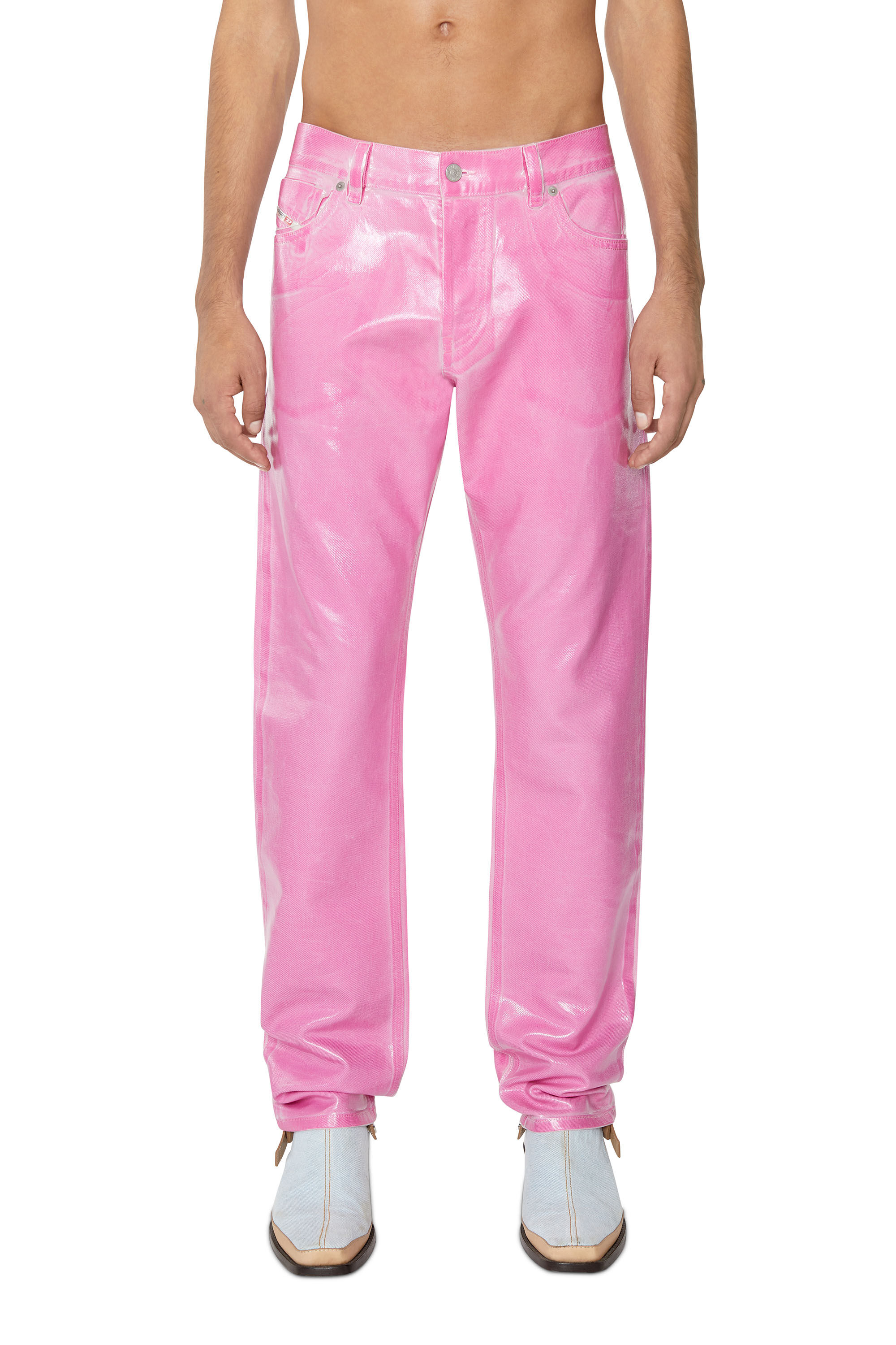 Diesel - 1995 D-Sark 09E50 Straight Jeans, Pink - Image 3