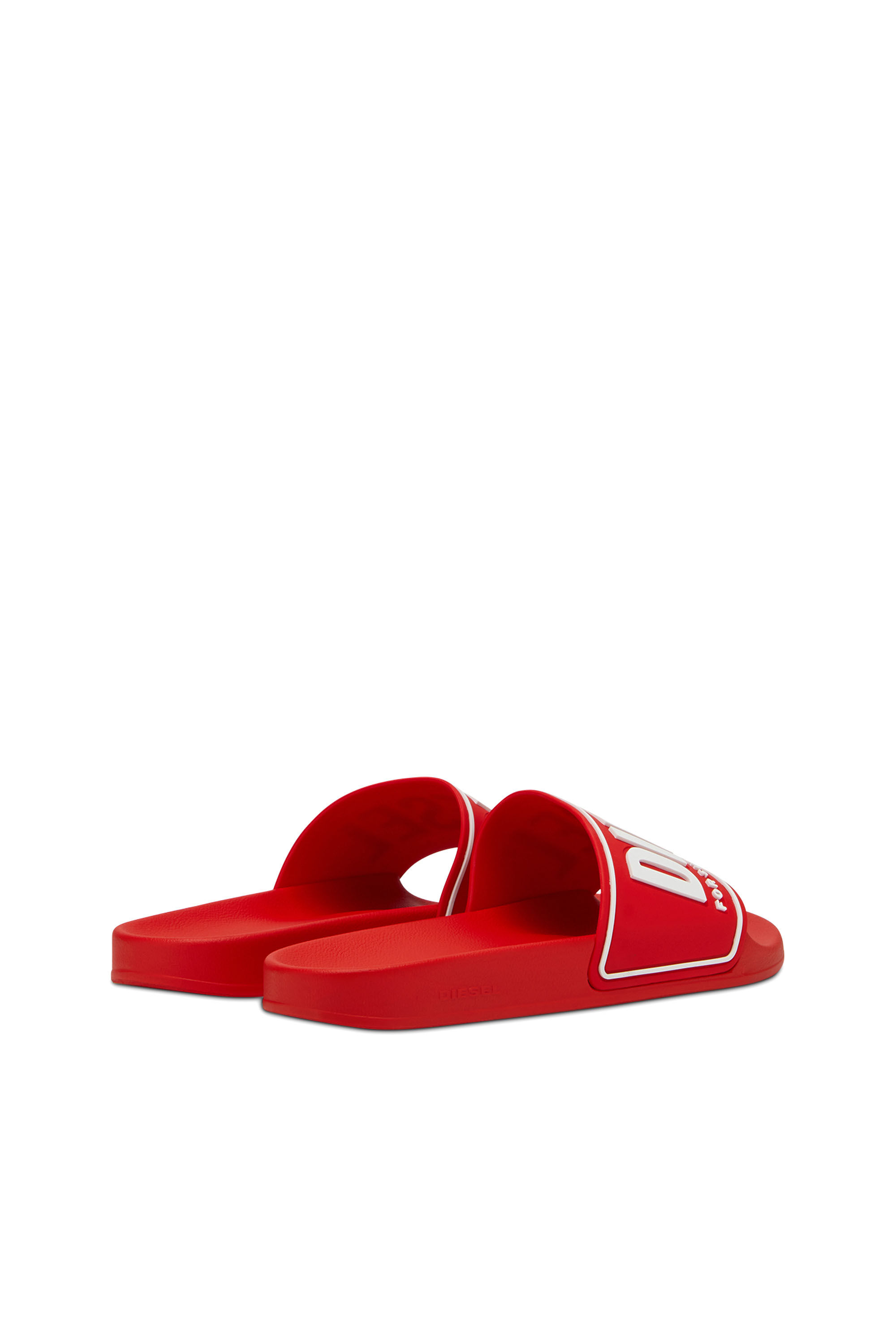 DIESEL | SA-MAYEMI CC SLIDES サンダル Women's Sa-Mayemi-Pool slides with velvety flocking | Black