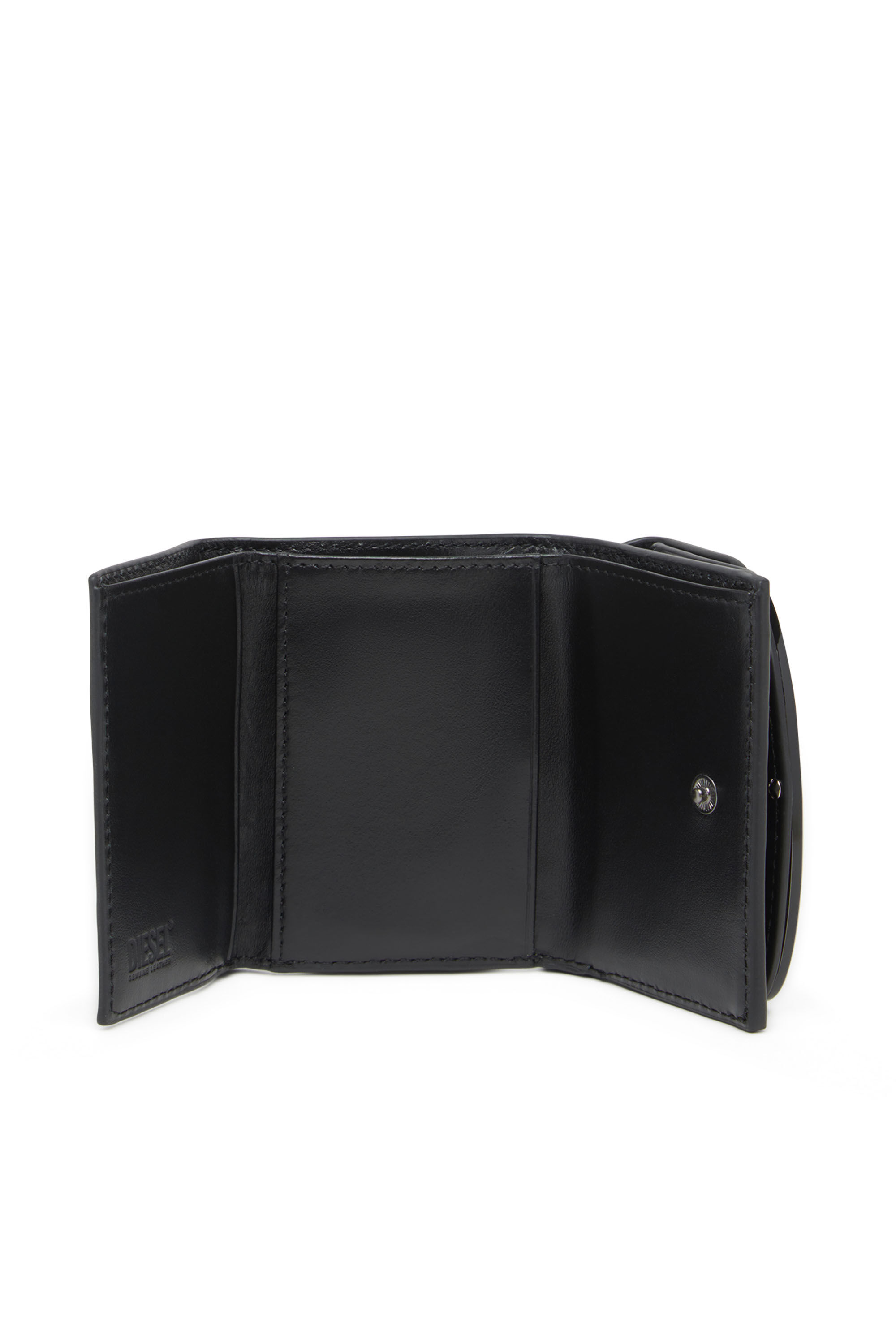 1DR TRI FOLD COIN XS II Tri-fold wallet in leather｜ブラック