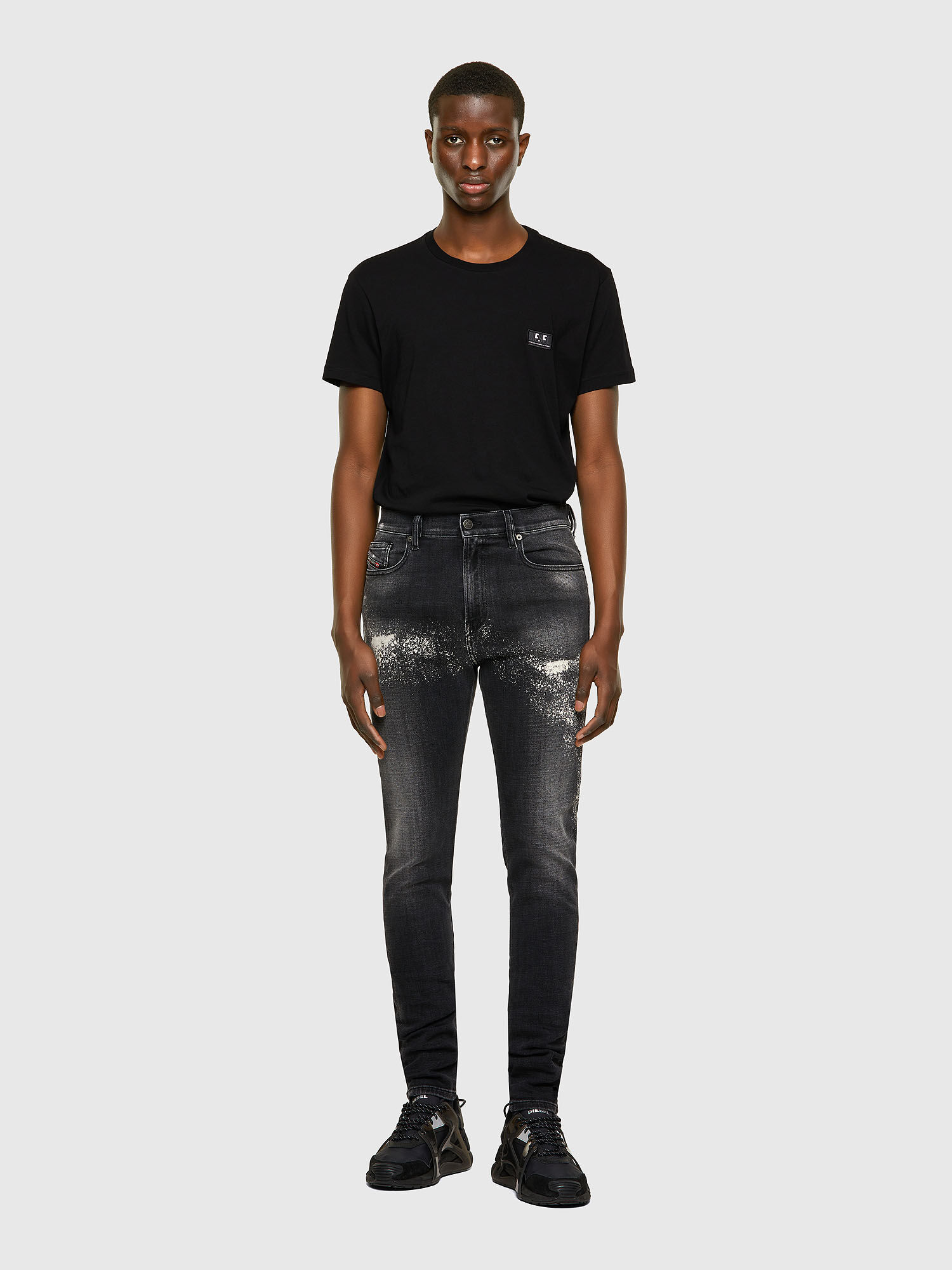 Jeans diesel shop negro hombre