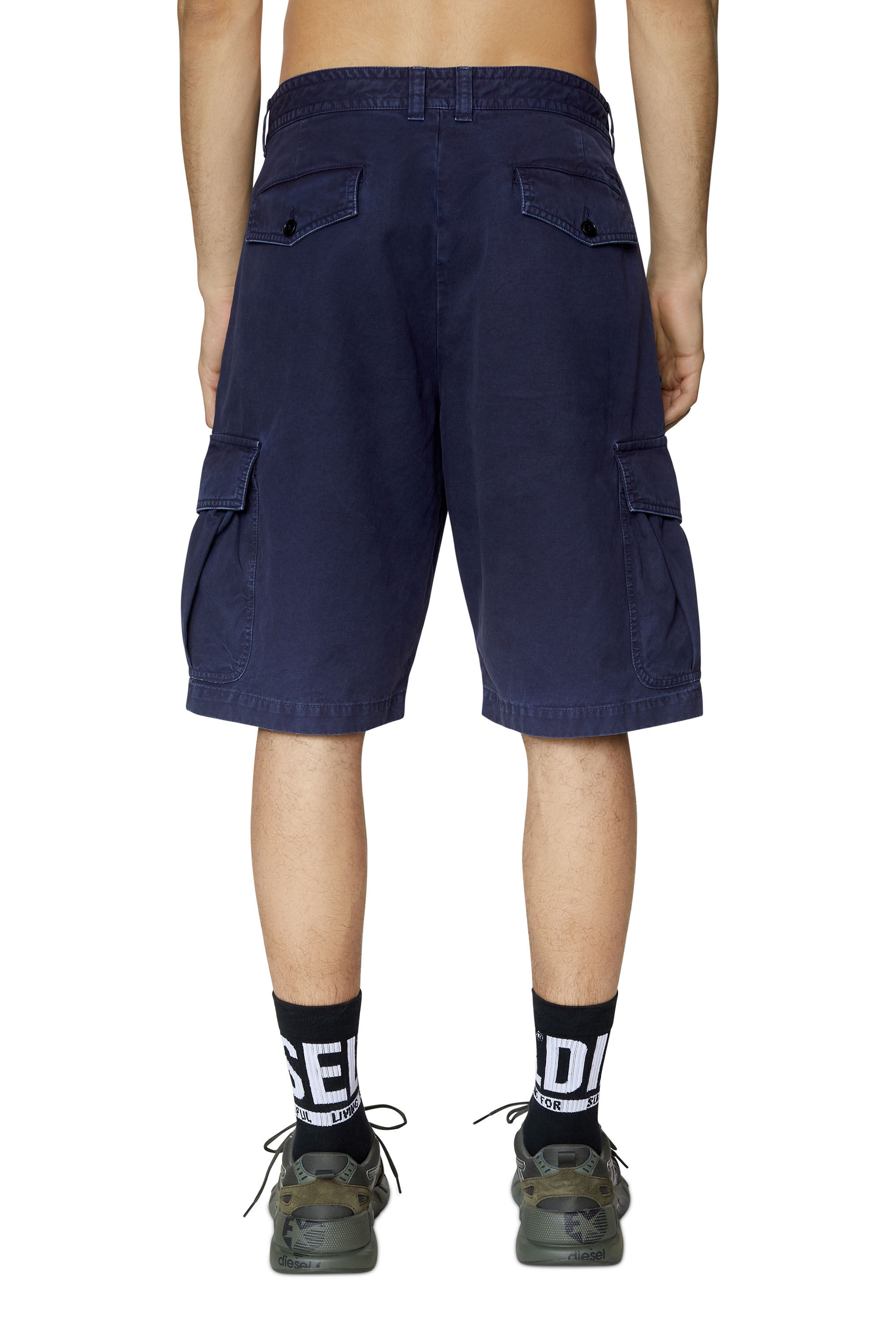 GQ602◇JELADO : 24ss 391SB Overall ◇XXL P-JOFFE-SHO Man: Cargo shorts in cotton twill | Diesel