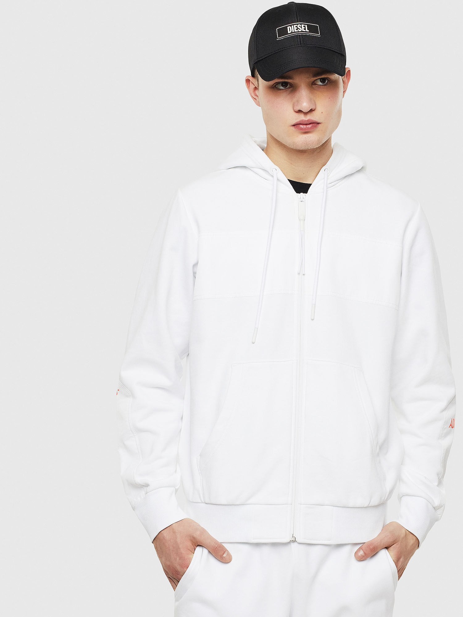 diesel zip up hoodie