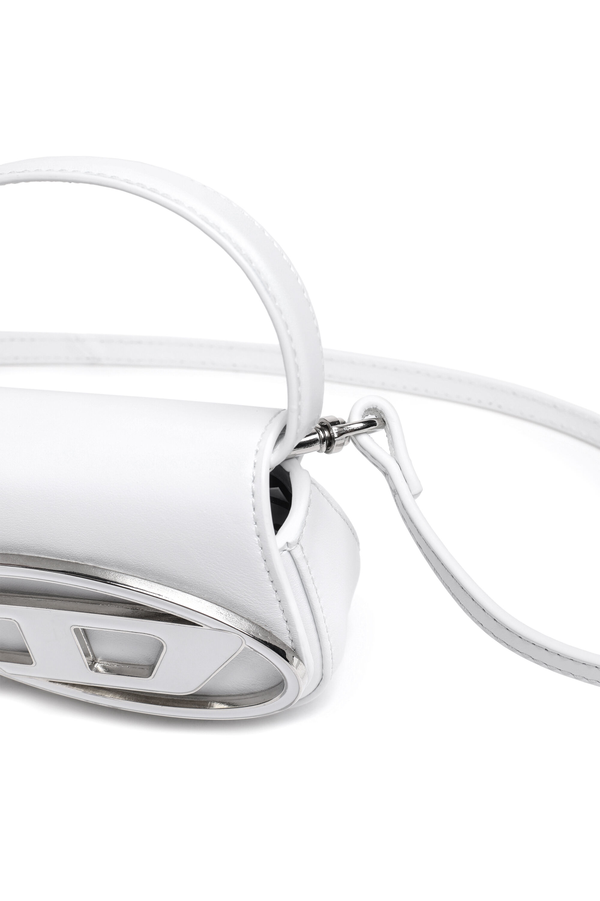 1DR XS Bag Woman leather mini Bag with D logo plaque Diesel