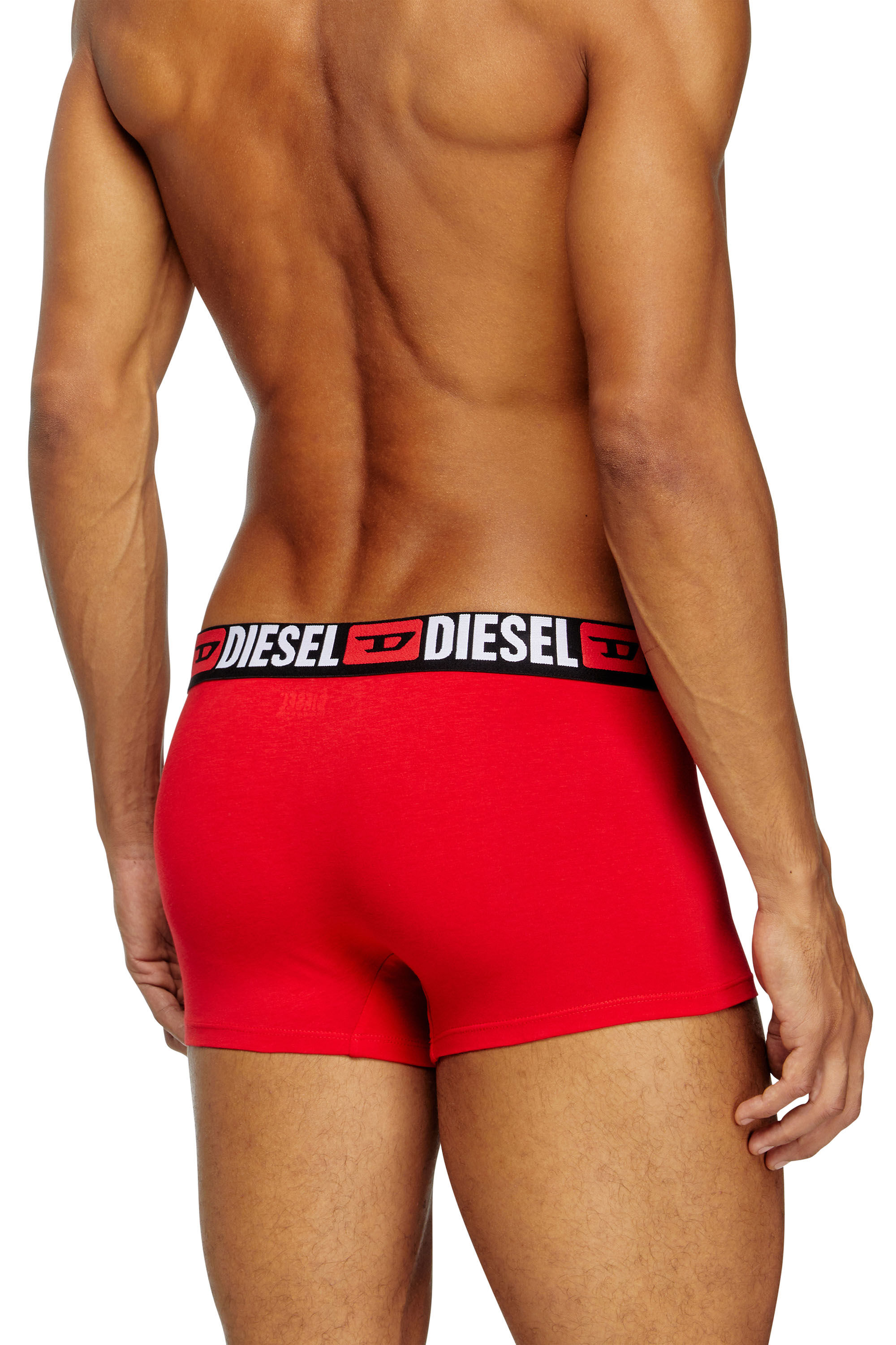 Diesel - UMBX-DAMIENTHREEPACK, Set de tres calzoncillos bóxer con logotipo en la cintura Hombre in Multicolor - 3