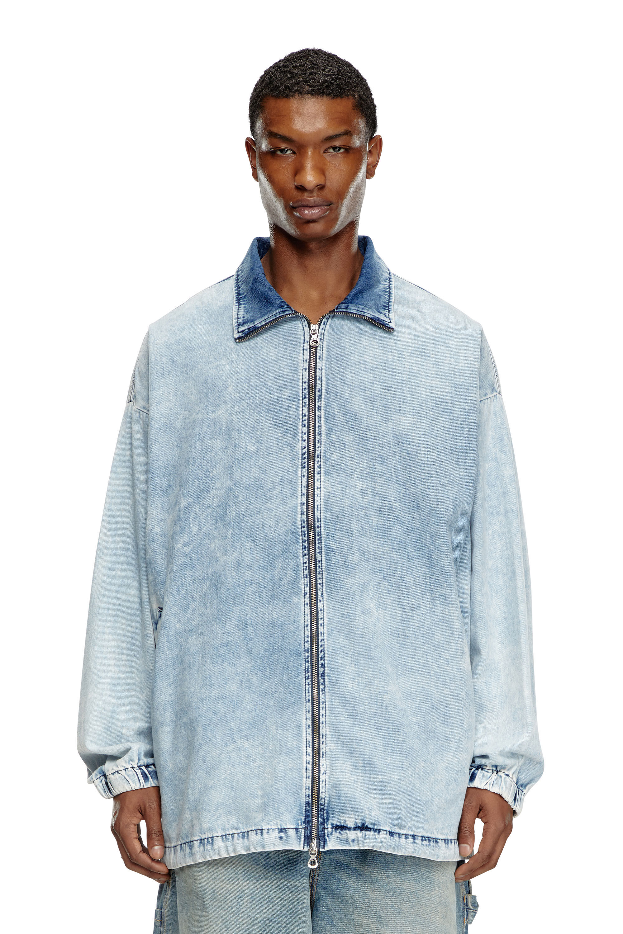 激安通販サイト 人気 jacket Denim Men's with Diesel | Blue | D Oval ジャケット・アウター