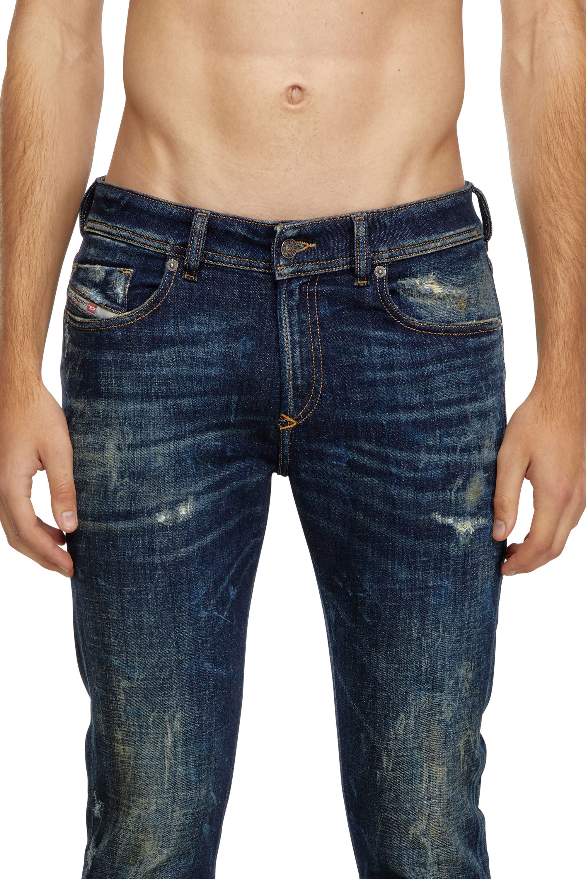 Diesel Skinny Jeans 1979 Sleenker 09J26 Mens Blue Jeans