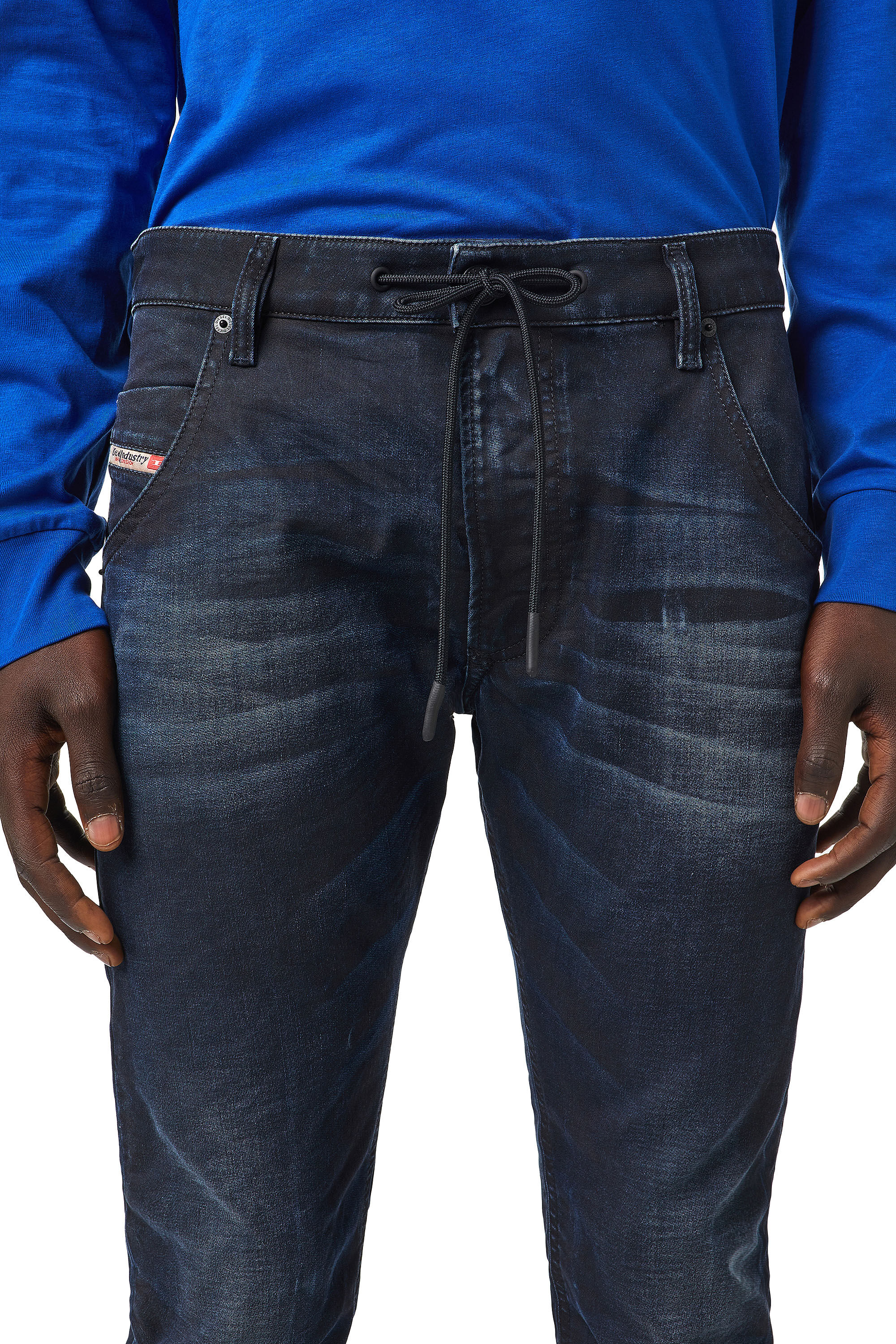 Diesel - Krooley JoggJeans® 069XM Tapered, Azul Oscuro - Image 5