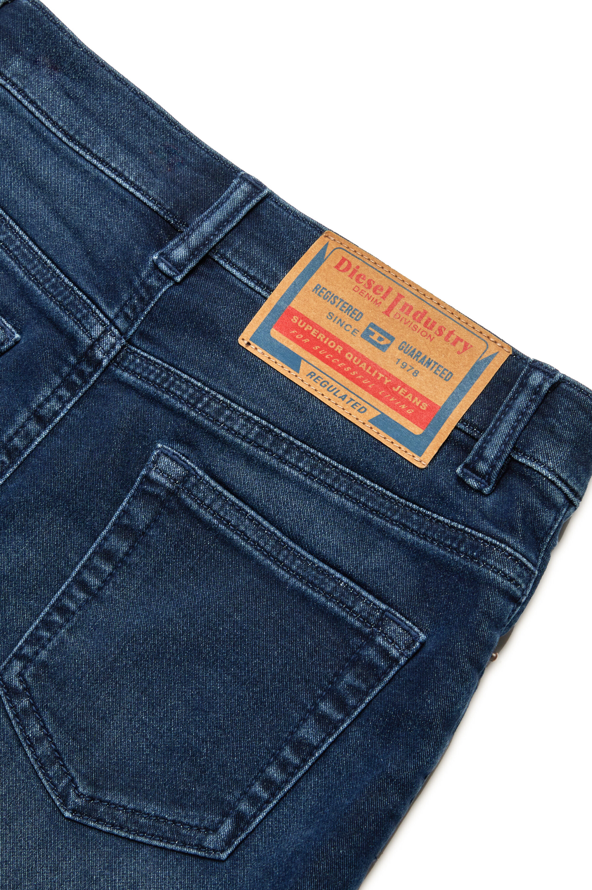 Diesel - GIANNA JJJ, Falda de 5 bolsillos en denim elástico Mujer in Azul marino - 4