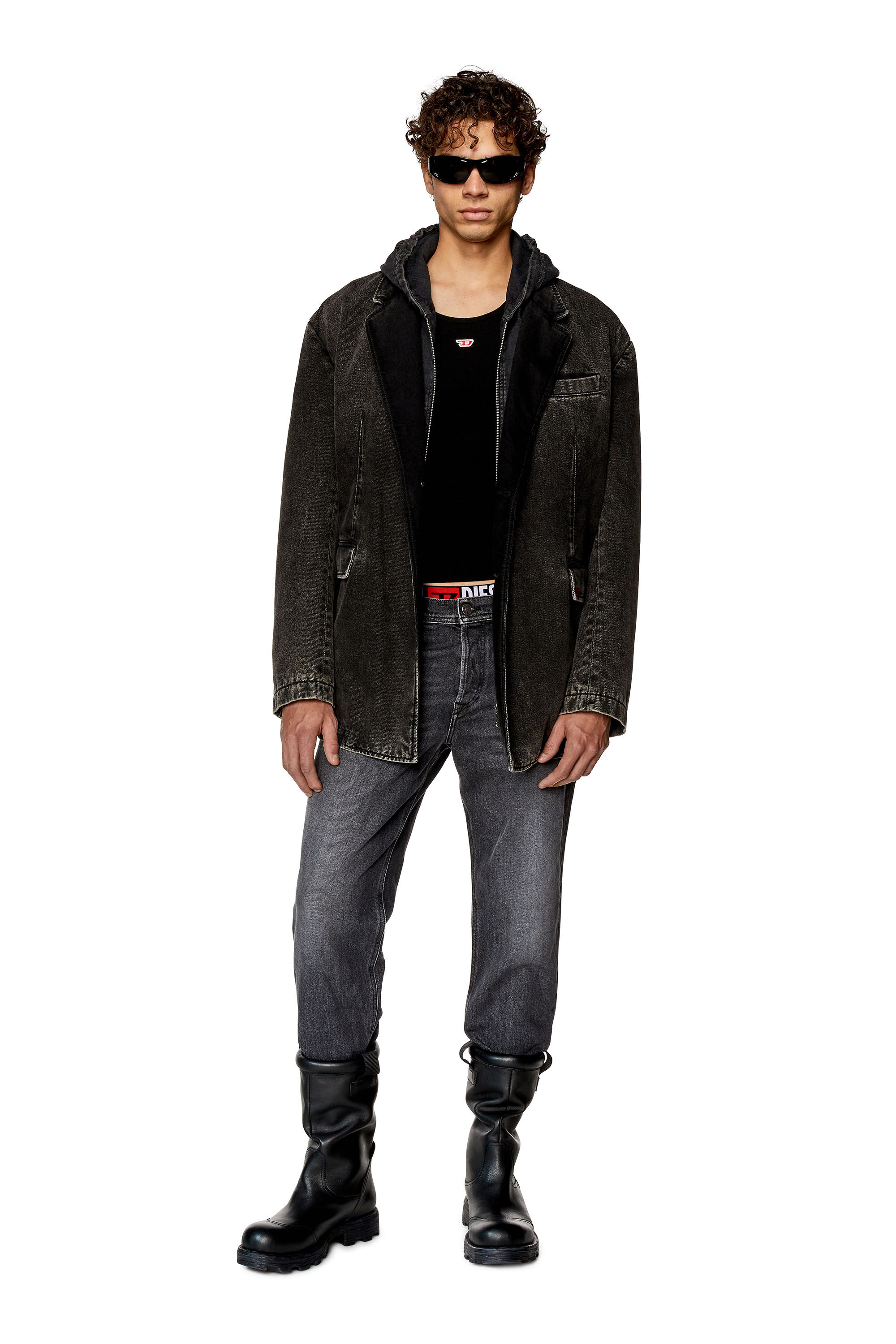 Diesel shearling jacket sales