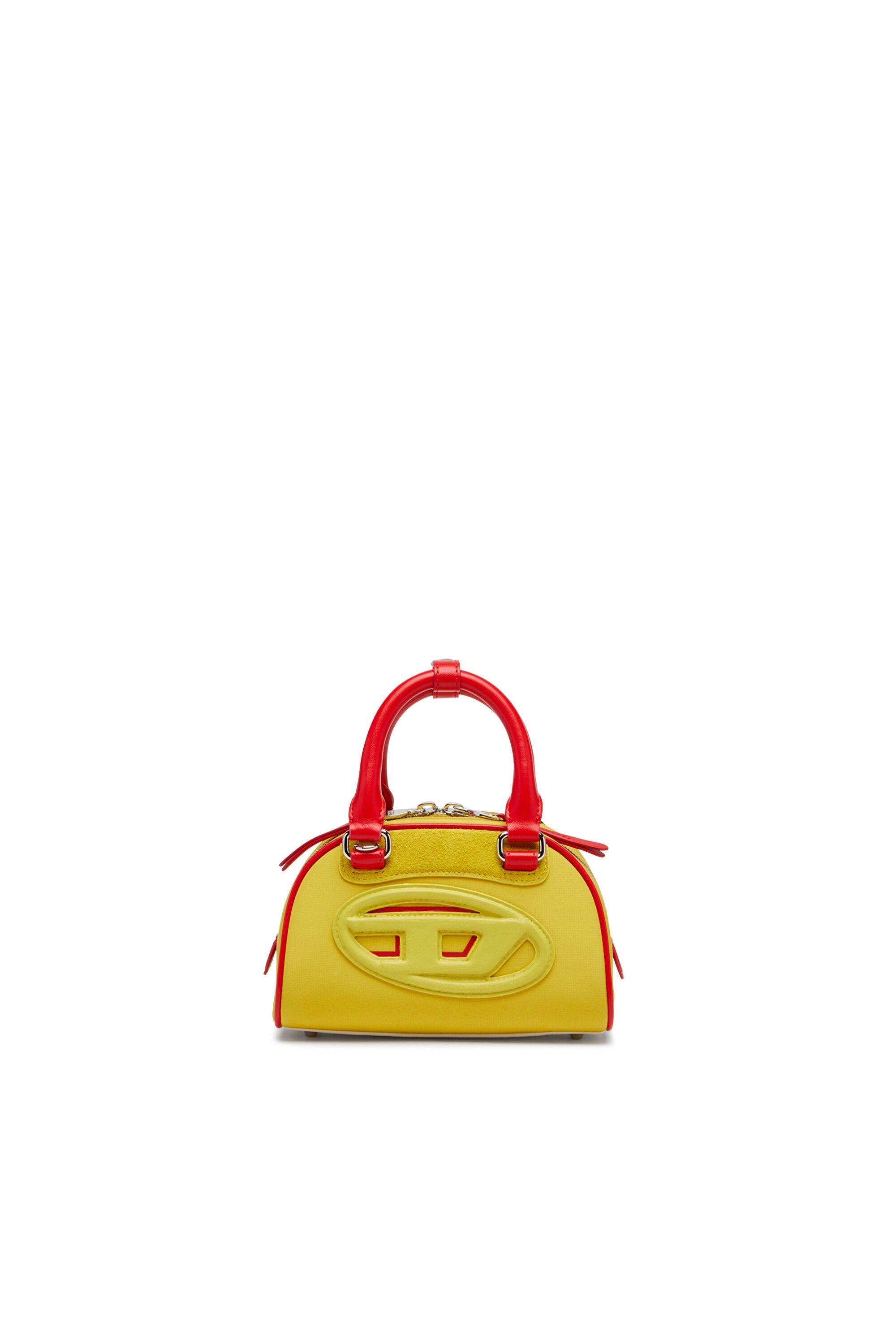 Diesel - 1DR DOME CROSSBODY, 1DR Dome-Mini bolso de bloques de color tipo bowling Mujer in Amarillo - 1