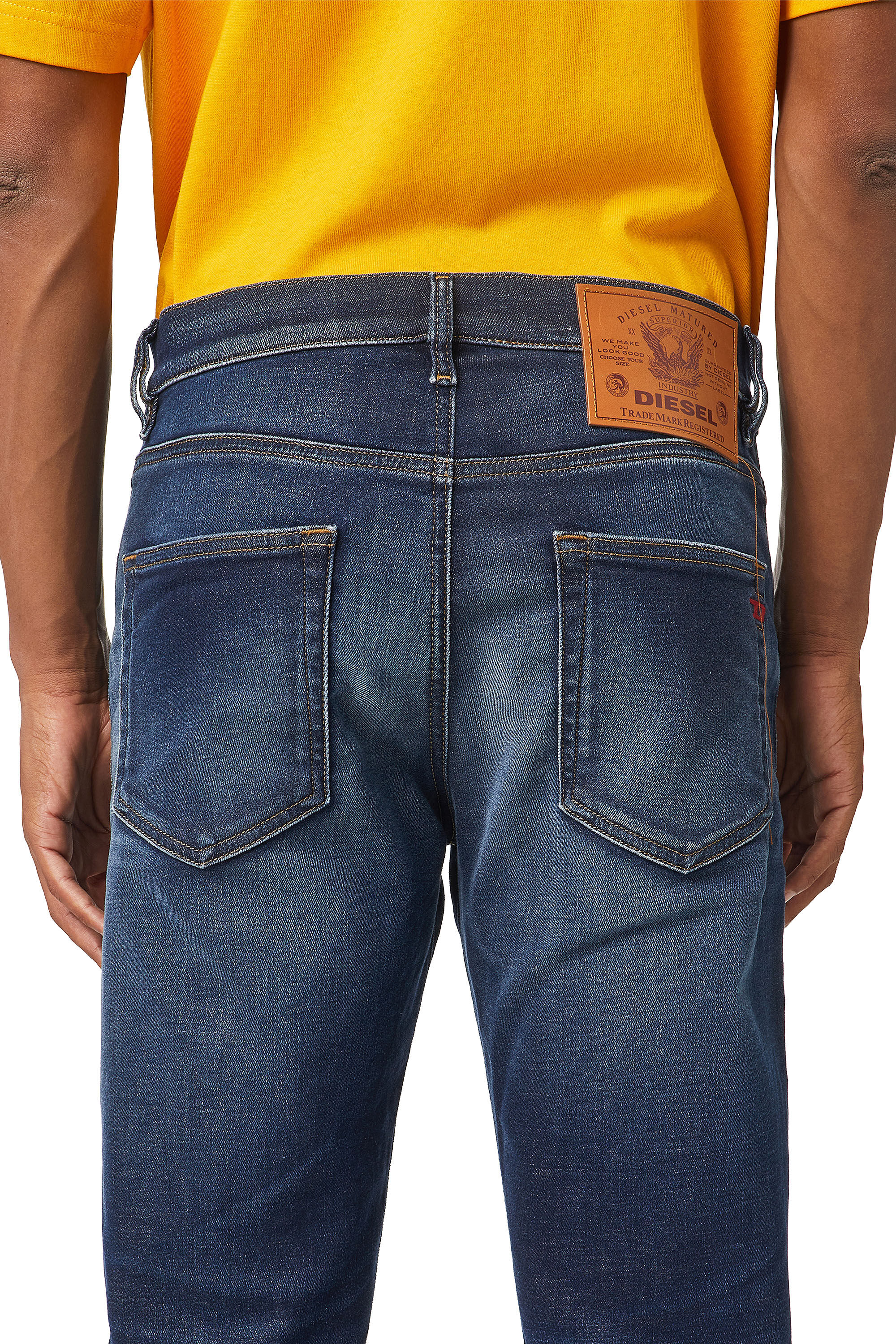 D-STRUKT-T: Slim Dark blue Jeans | Diesel