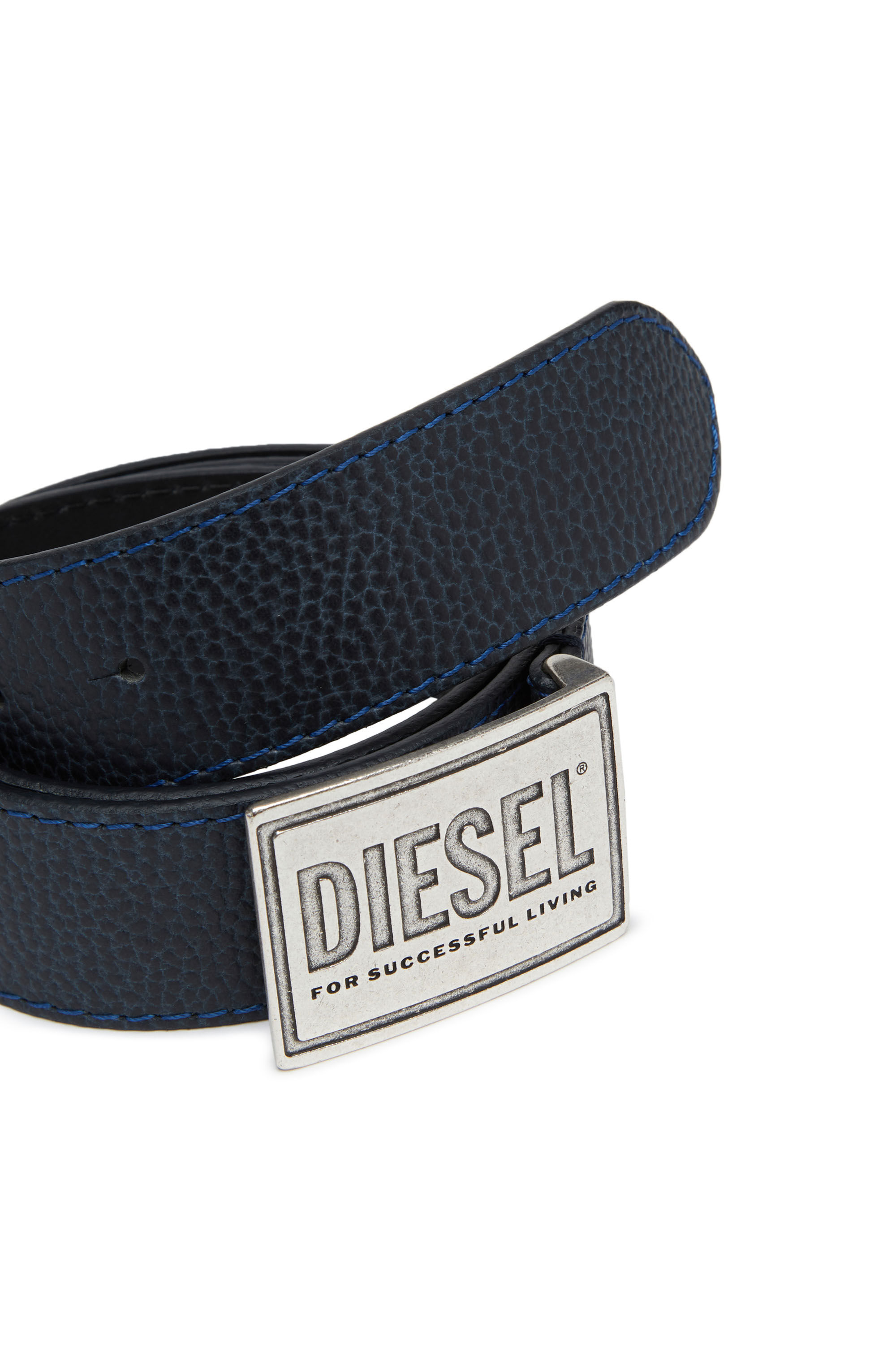 B-GRAIN II Man: Grained leather belt | Diesel