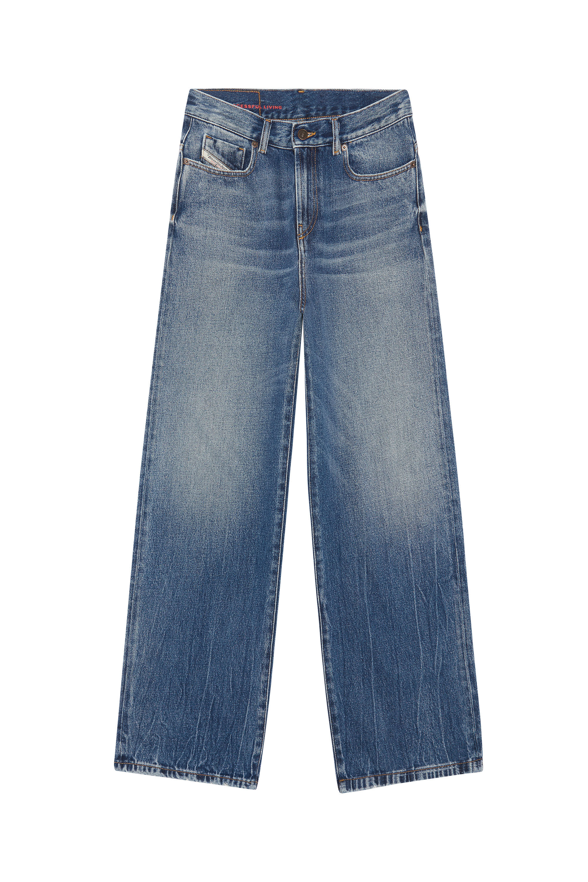Diesel - Bootcut and Flare Jeans 2000 Widee 09E03, Azul medio - Image 2