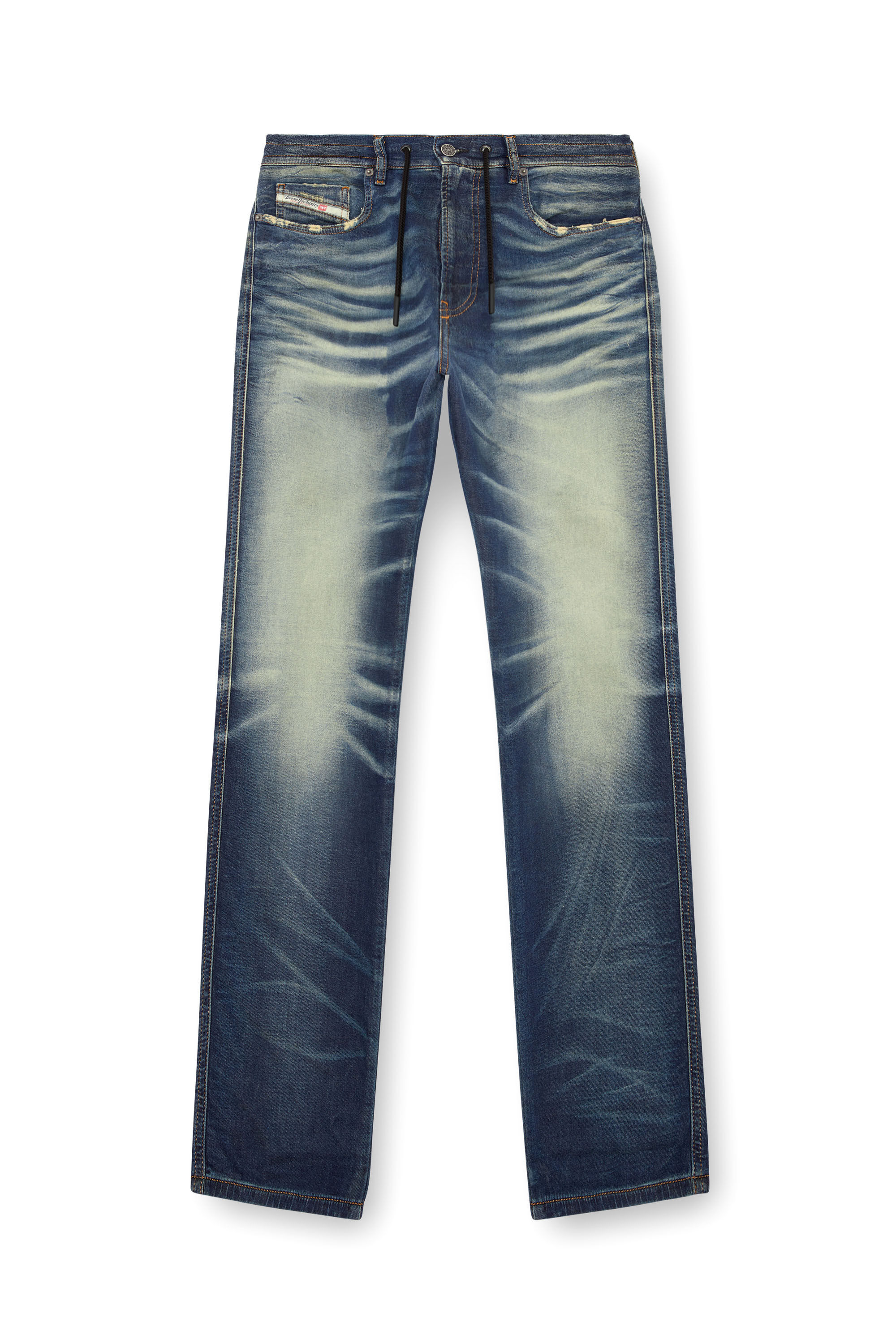 Diesel - Man's Slim 2060 D-Strukt Joggjeans® 068MH, Dark Blue - 2