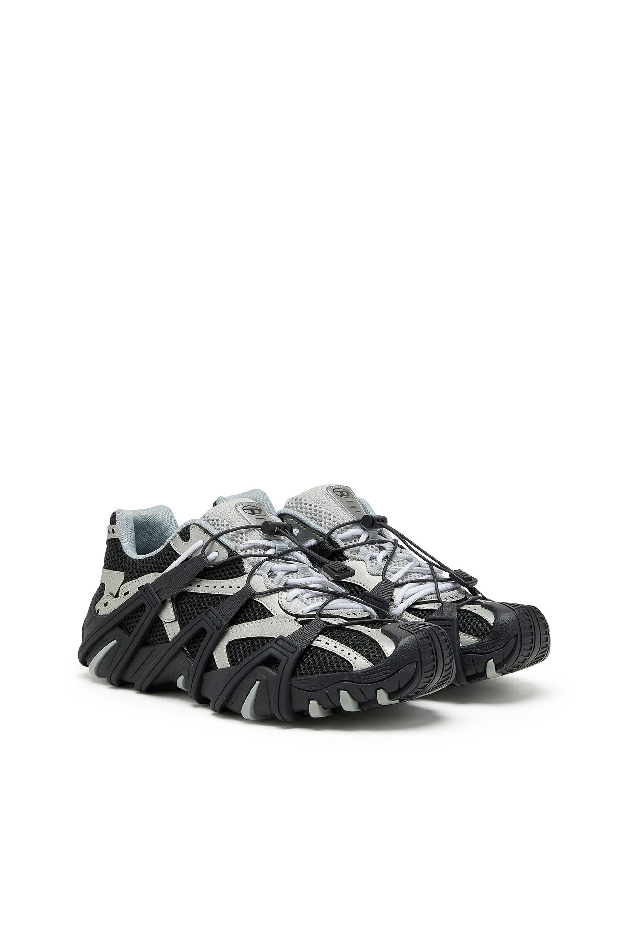 Men's S-Prototype Cr-Mesh and PU sneakers with double lacing | Multicolor |  Diesel