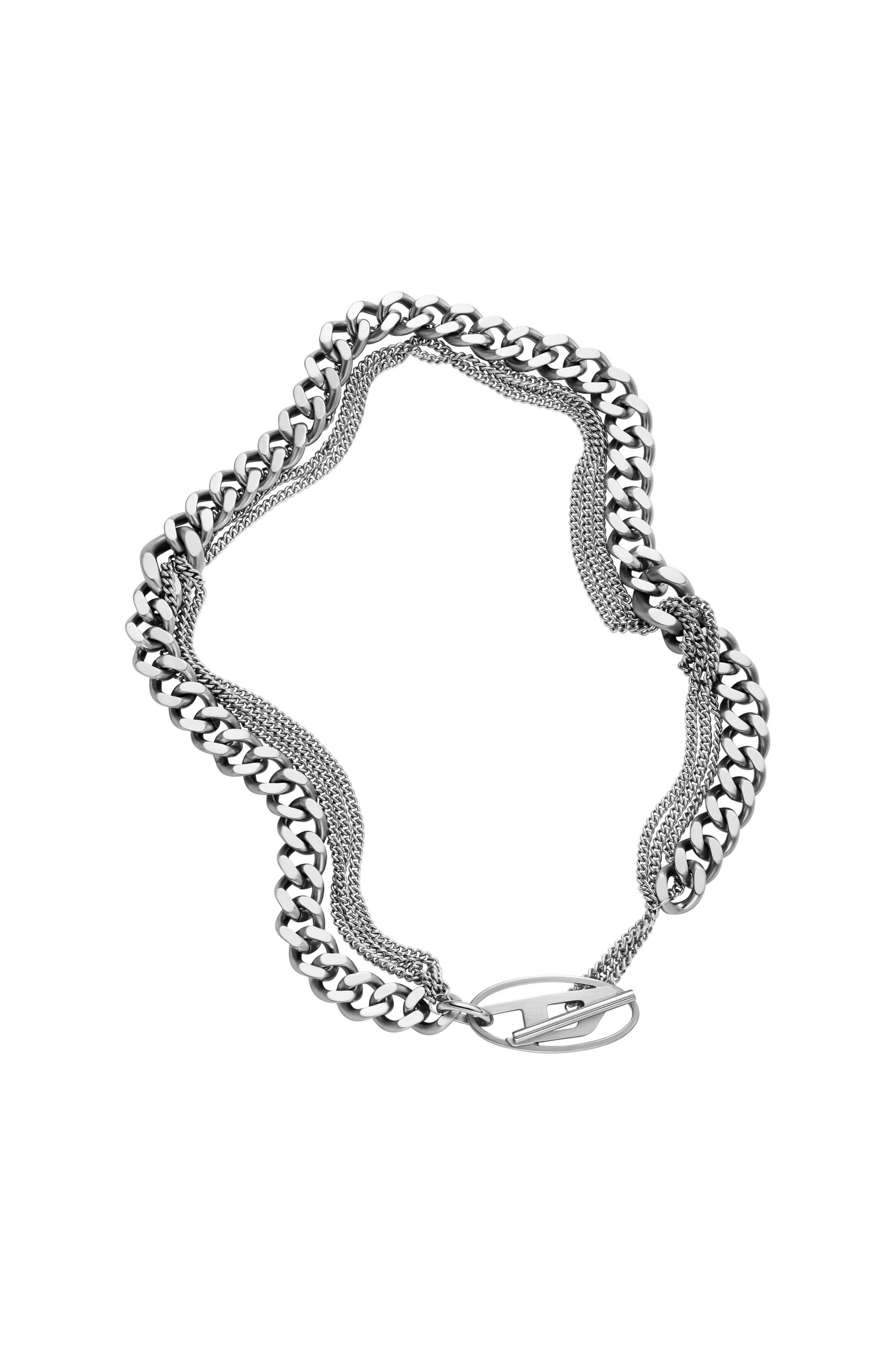 DX1534040 Stainless Steel Chain Necklace｜シルバー｜ウィメンズ｜DIESEL