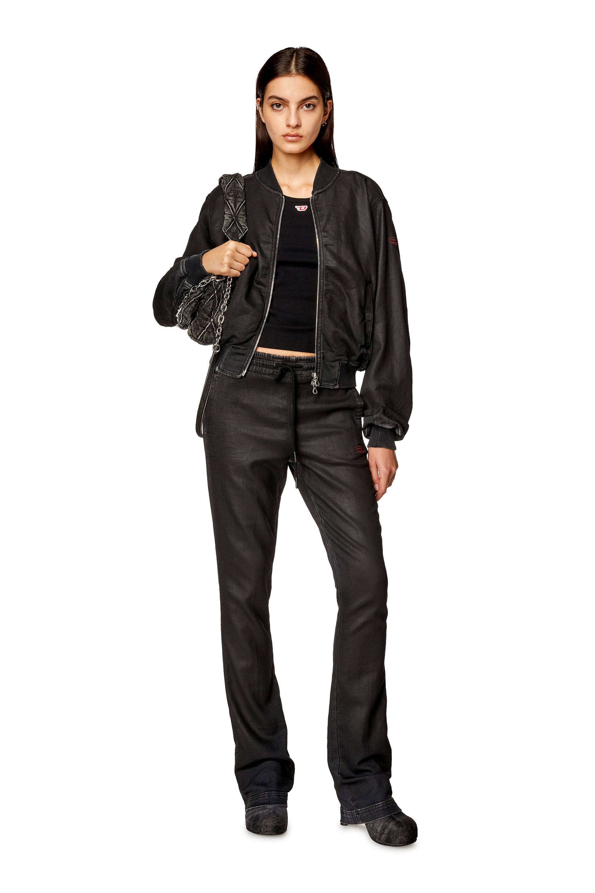 Women's Bootcut Jeans | Black/Dark grey | Diesel 2069 D Women's Bootcut Jeans | Black/Dark grey | Diesel 2069 D