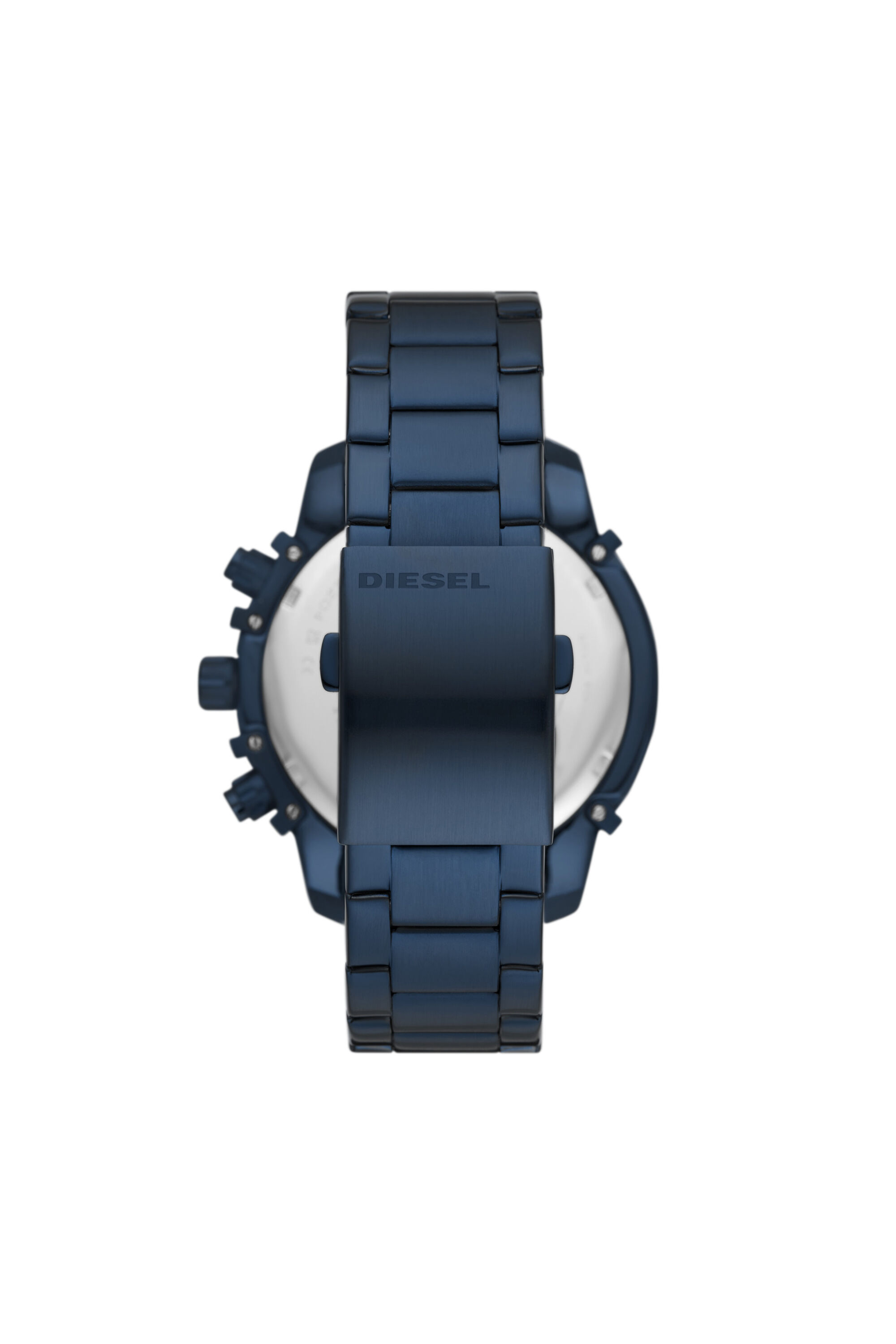 DZ4596 Man Griffed chronograph blue stainless steel watch Diesel