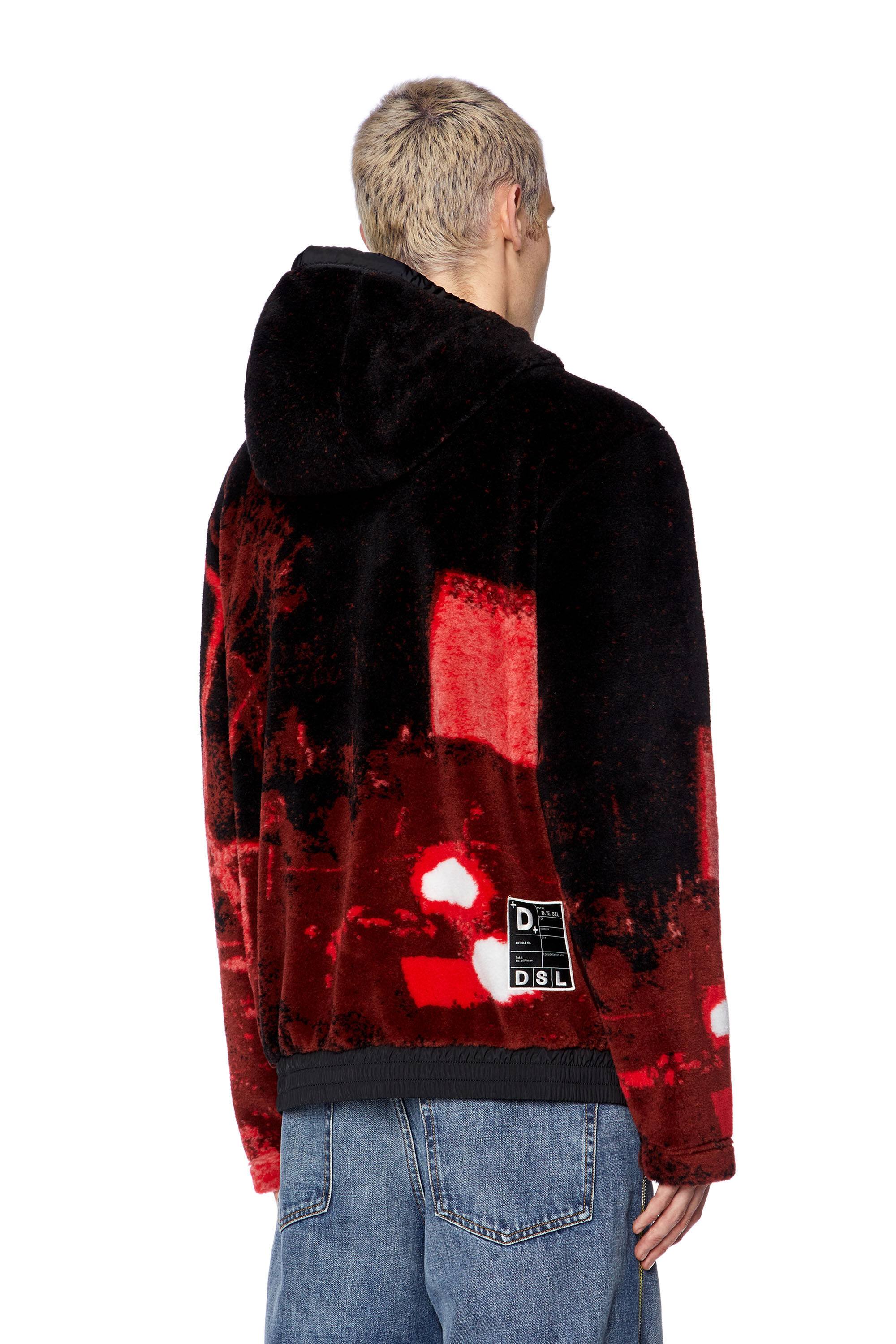 Diesel red best sale hoodie