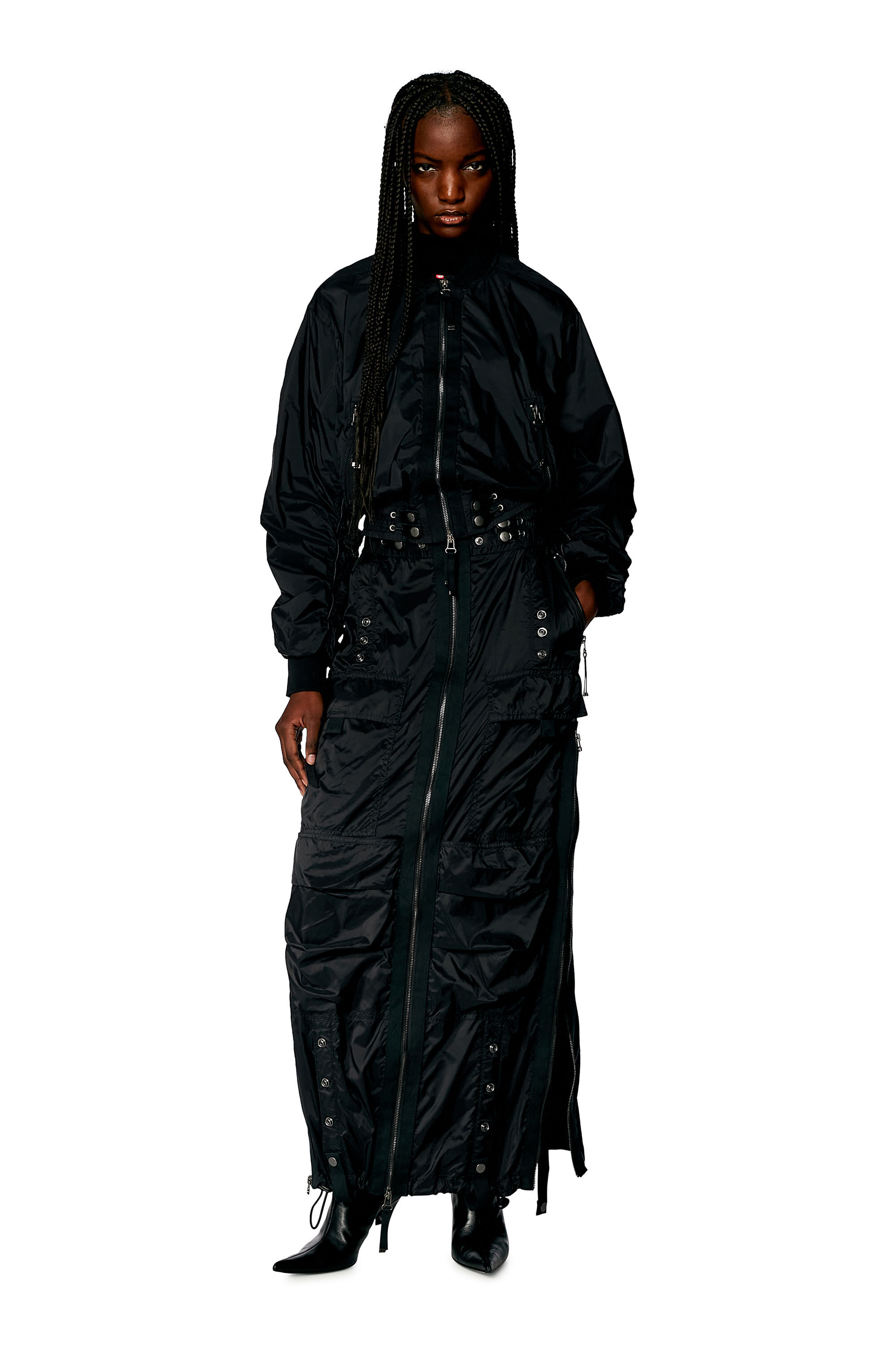 大流行中！ G-NOAK Woman: Diesel | nylon light in jacket Bomber ジャケット・アウター