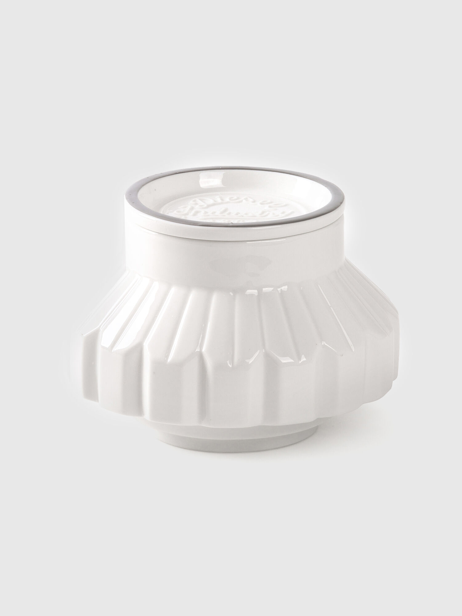Diesel - 10905 SIL MACHINE, Frasco mediano de porcelana Unisex in Blanco - 2