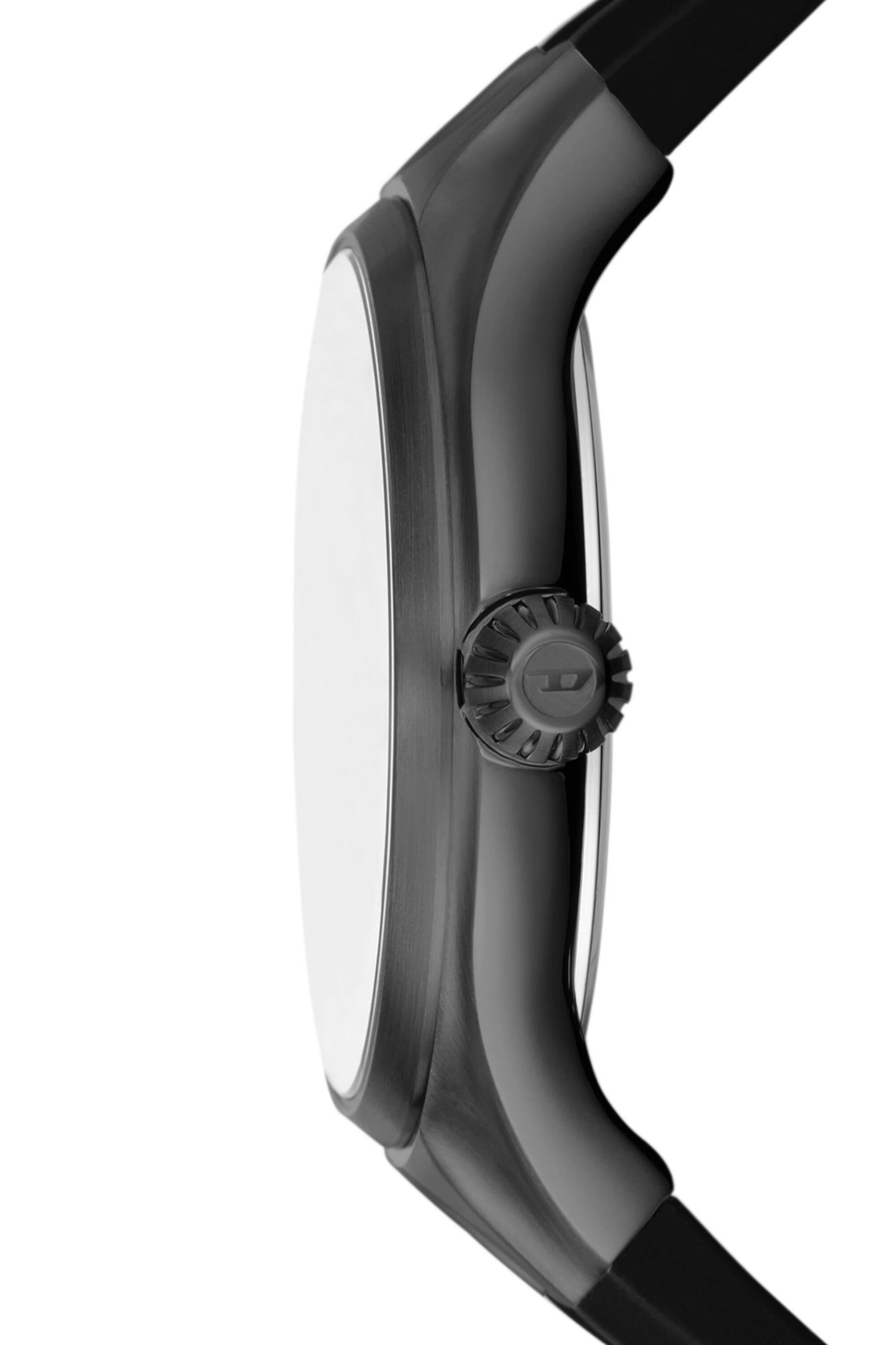Reloj Streamline de silicona negra Hombre Negro Diesel