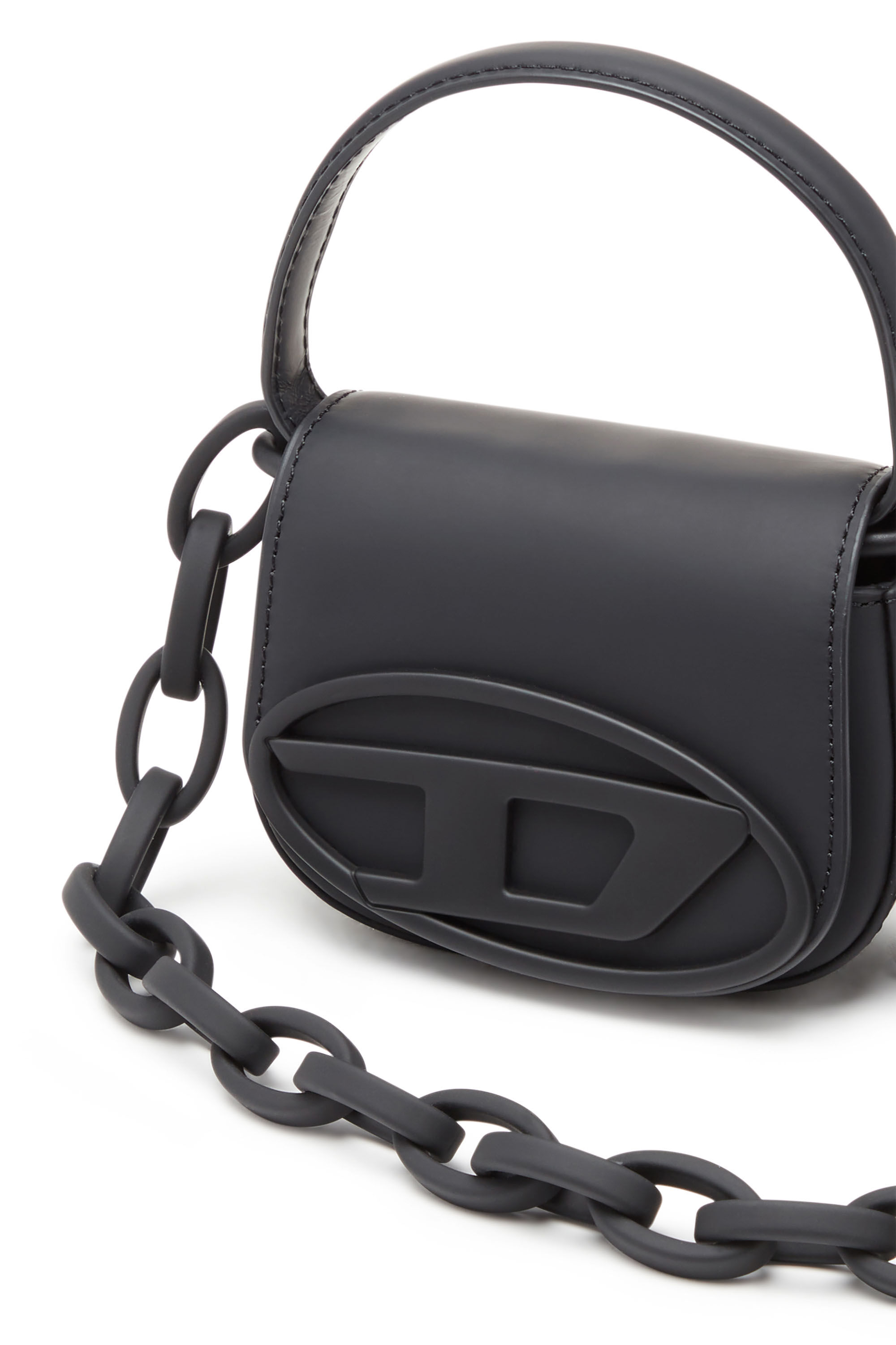 色々な bag mini Xs-Iconic 1DR Women's in Diesel | Black | leather matte バッグ